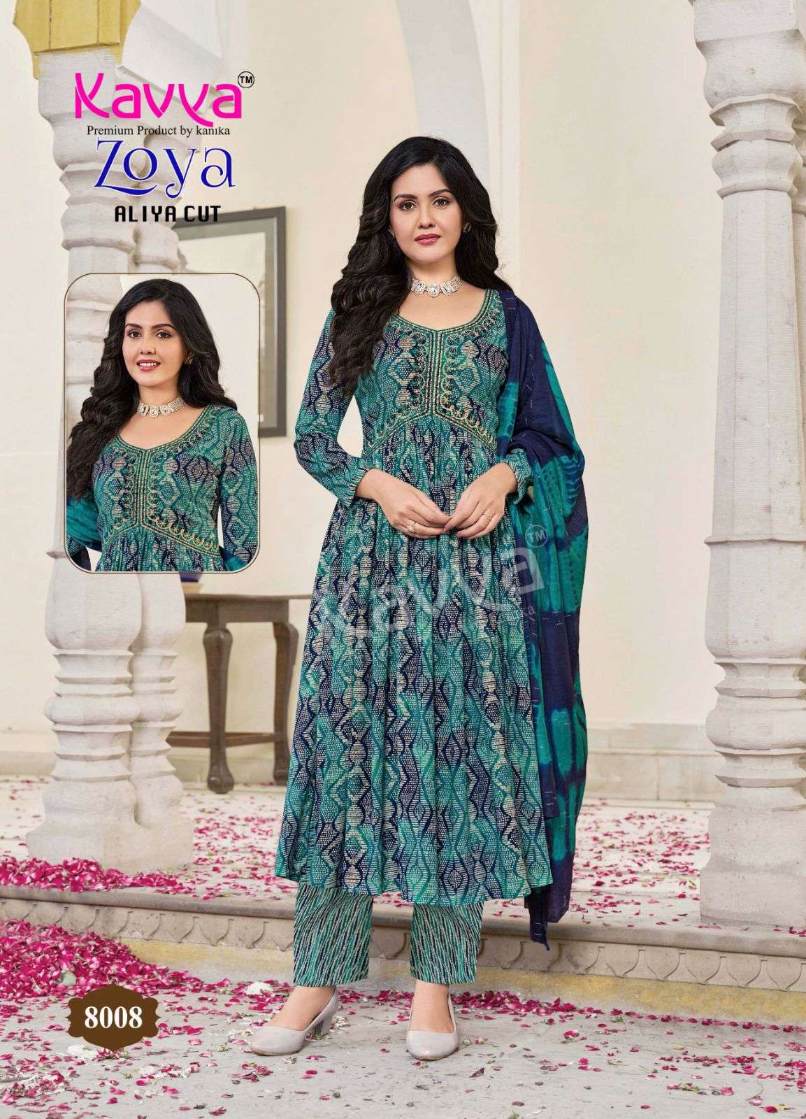 ZOYA VOL-8 RAYON PRINT BY KAVYA 