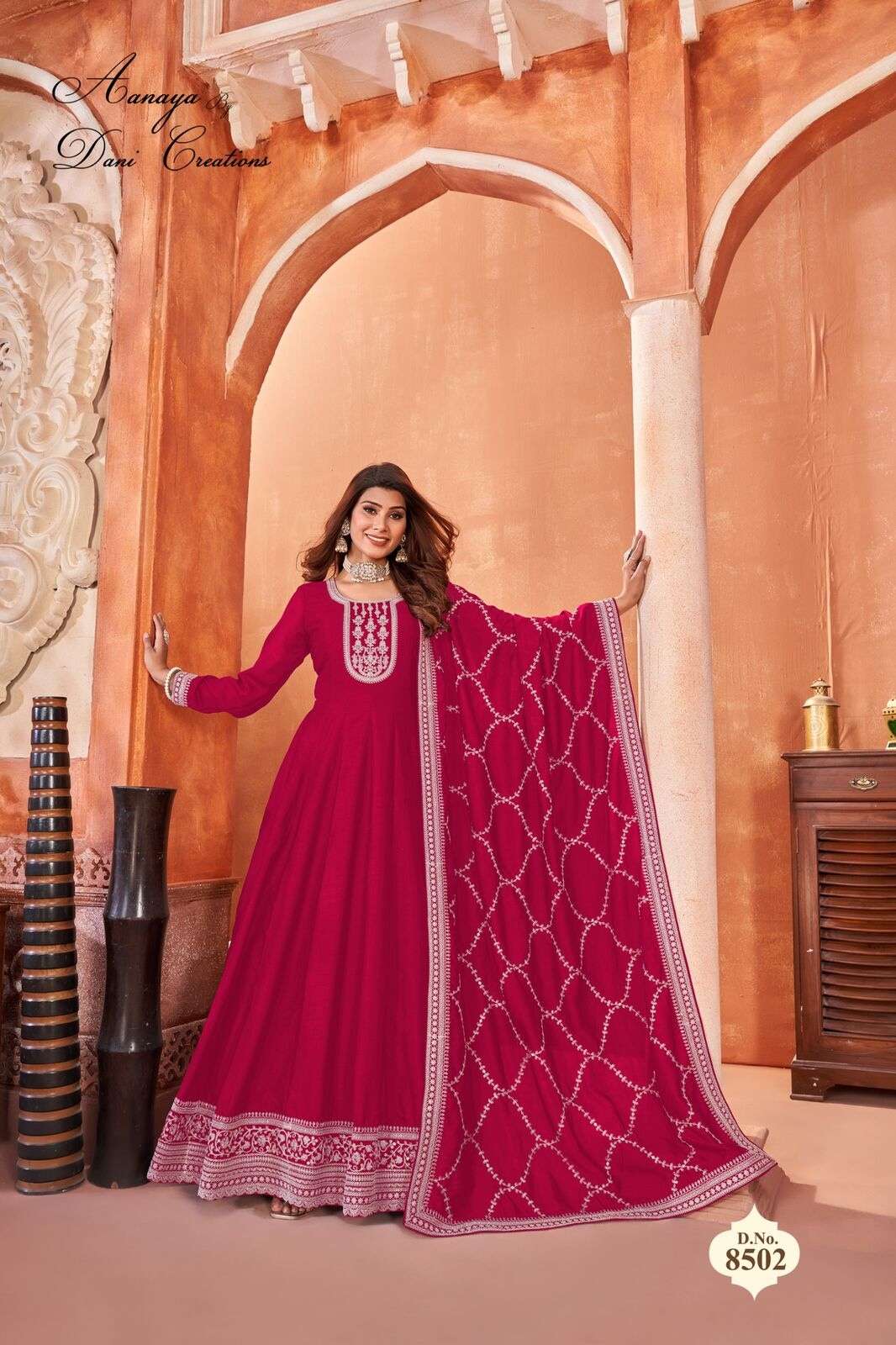 AANAYA VOL 185 BY DANI CREATION IN ART SILK  WITH SANTOON INNER 