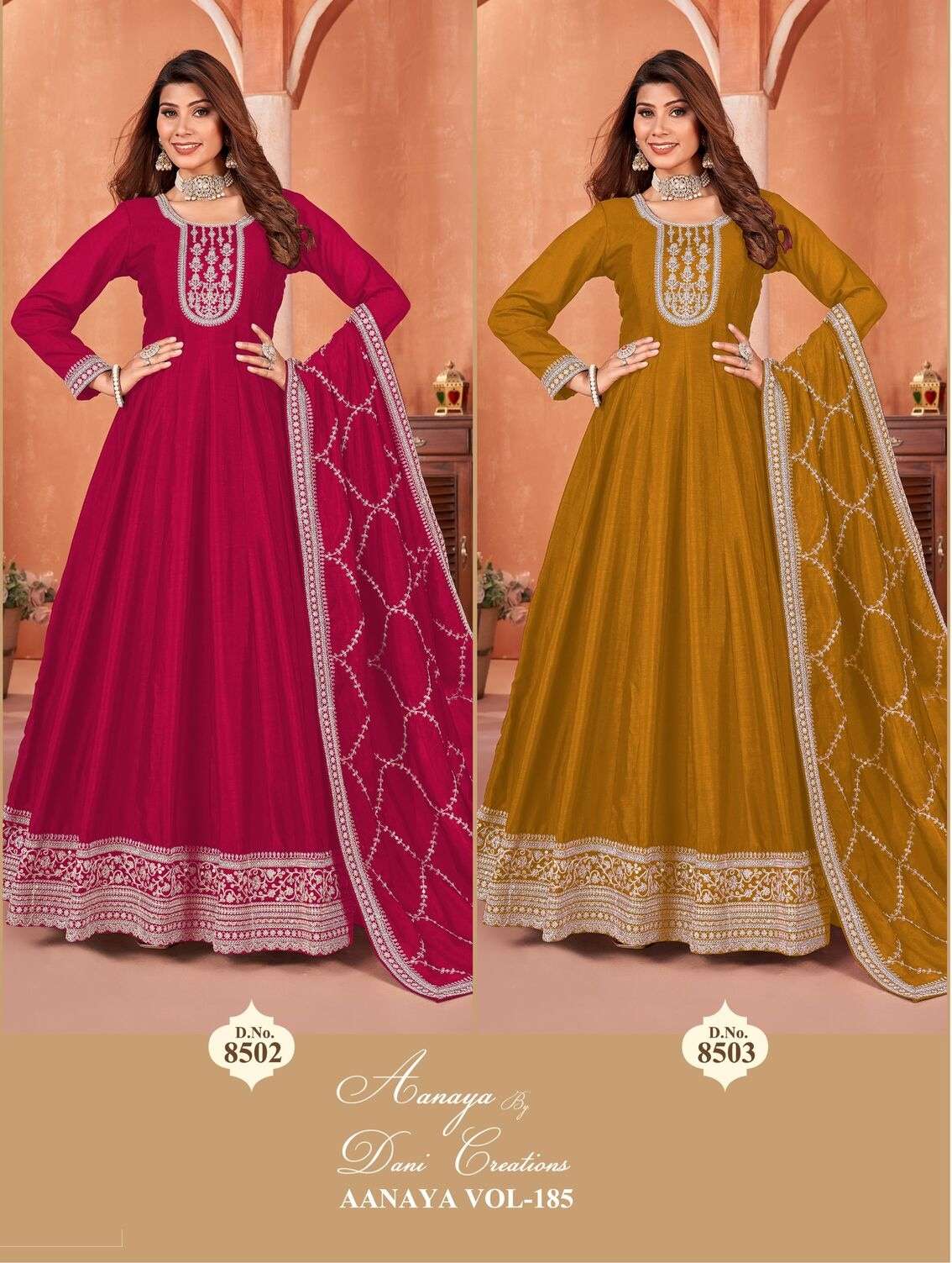 AANAYA VOL 185 BY DANI CREATION IN ART SILK  WITH SANTOON INNER 