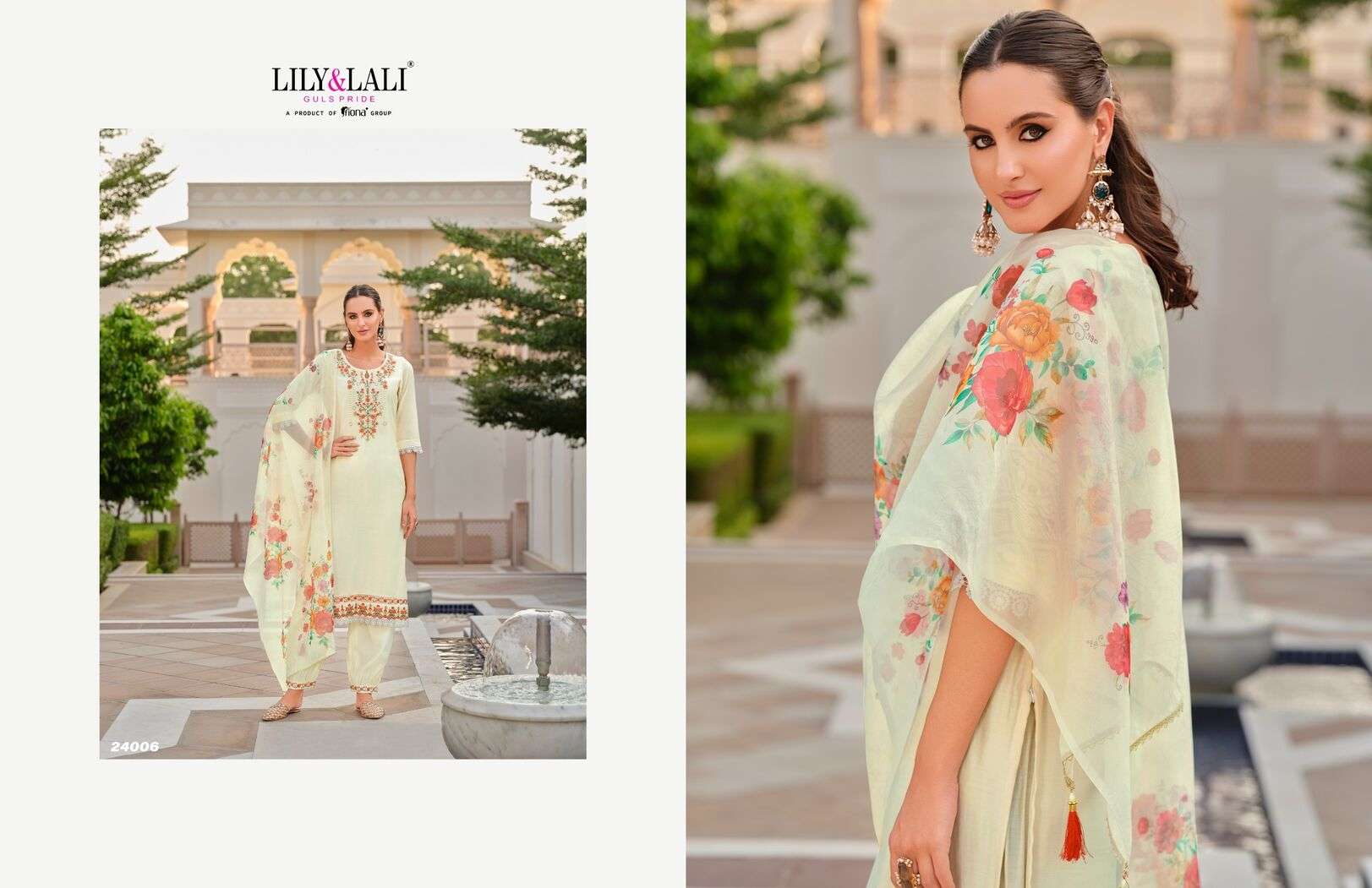 AFGHANI-5 BY LILY & LALI HANDWORK AND EMBROIDERY ON MILAN SILK WITH COTTON INNER