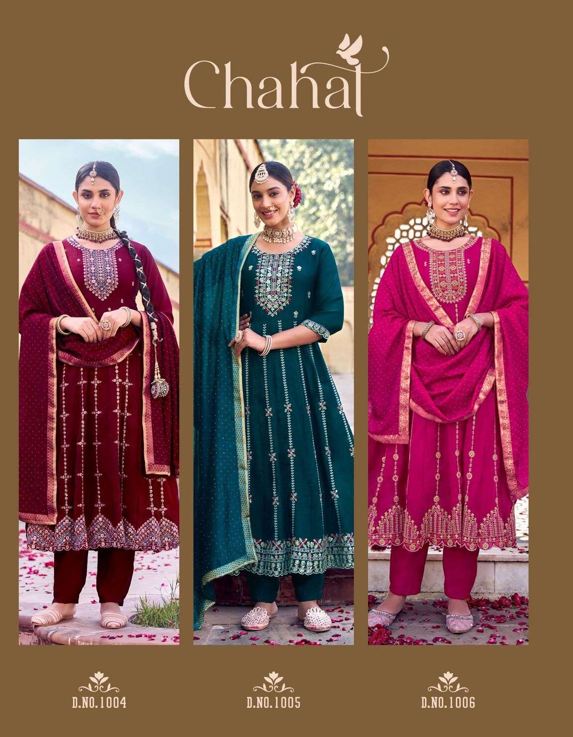 CHAHAT  VOL 1 BY RADHIKA LIFE STYLE IN VICHITRA SILK WITH EMBROIDERY WORK