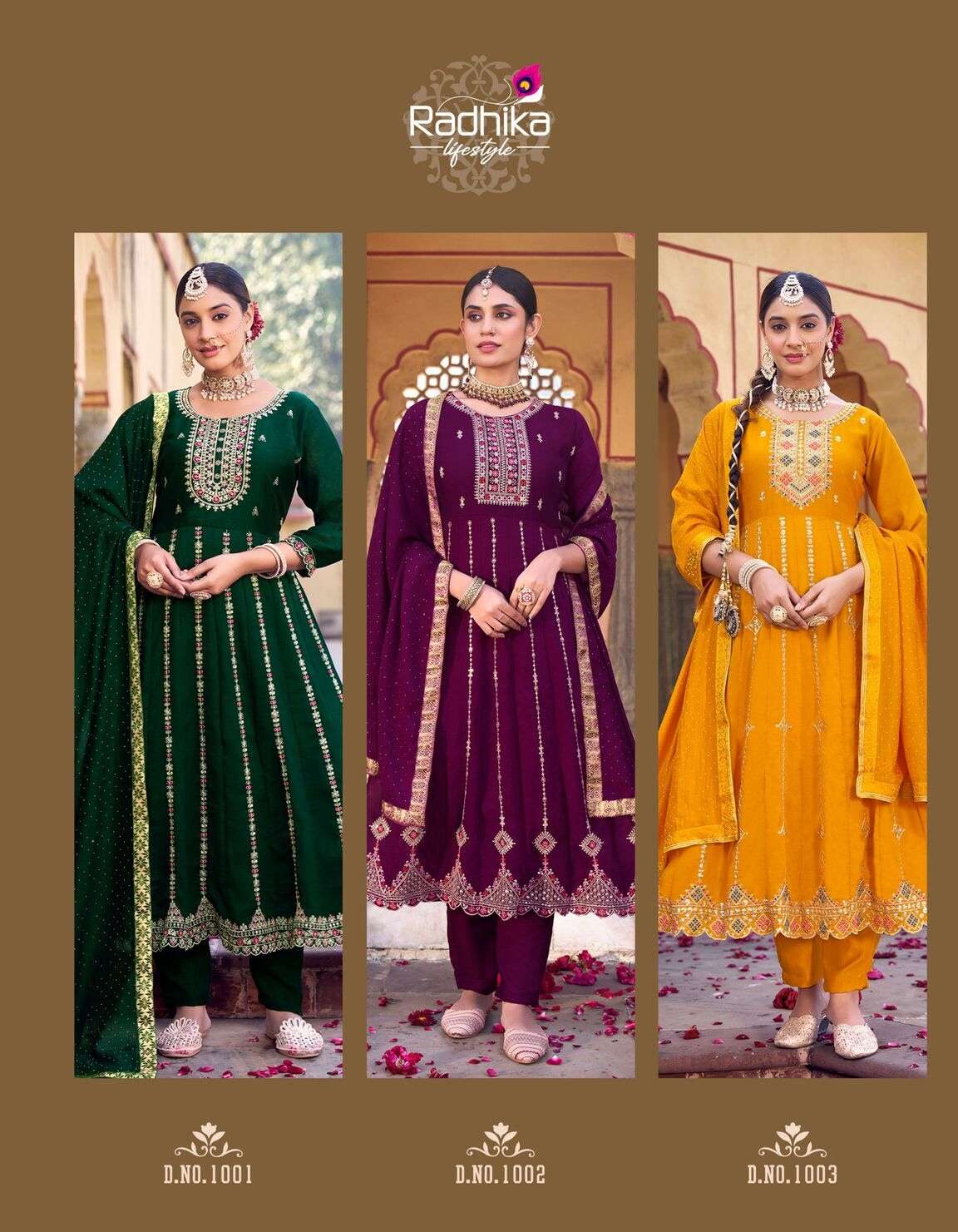 CHAHAT  VOL 1 BY RADHIKA LIFE STYLE IN VICHITRA SILK WITH EMBROIDERY WORK