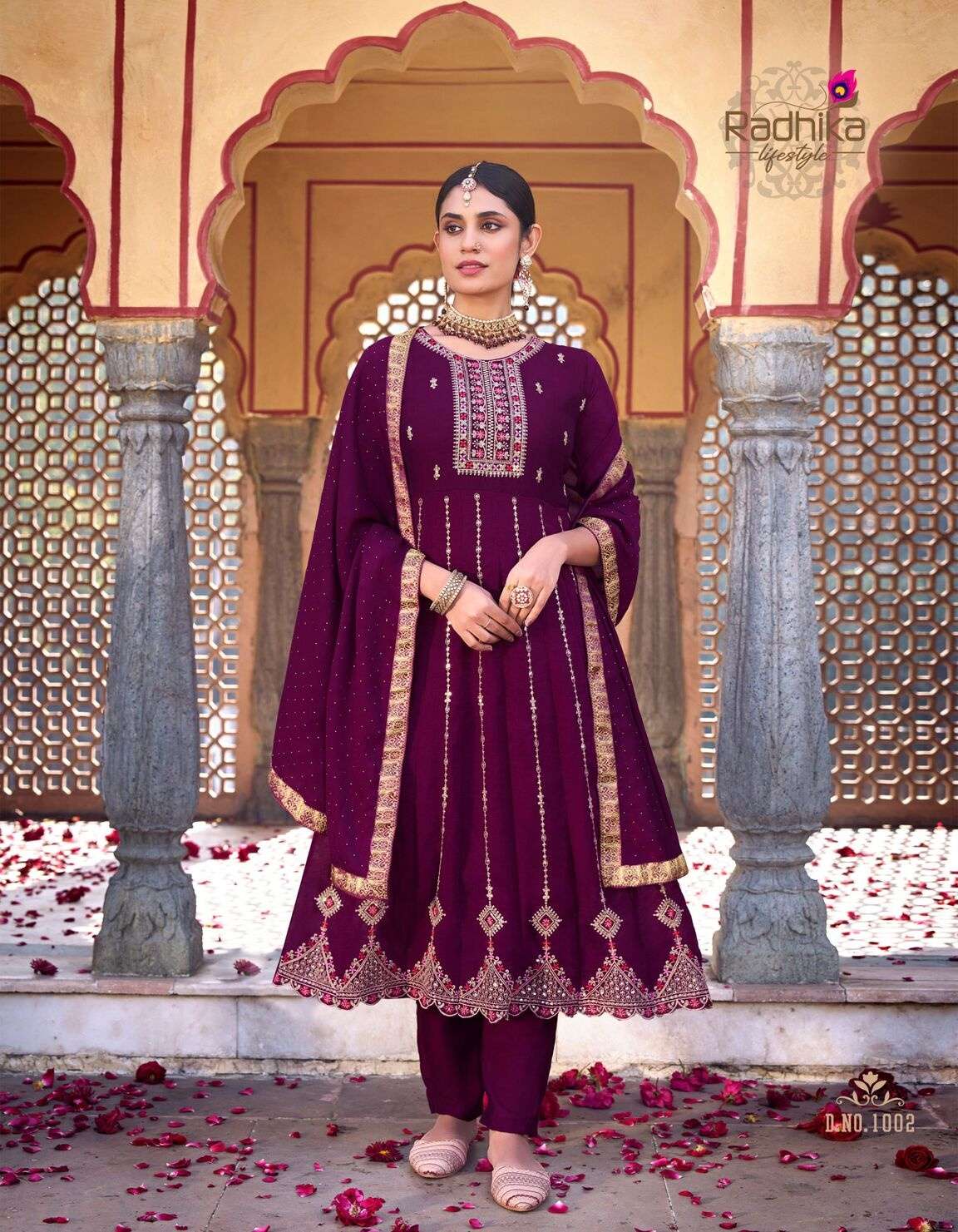 CHAHAT  VOL 1 BY RADHIKA LIFE STYLE IN VICHITRA SILK WITH EMBROIDERY WORK