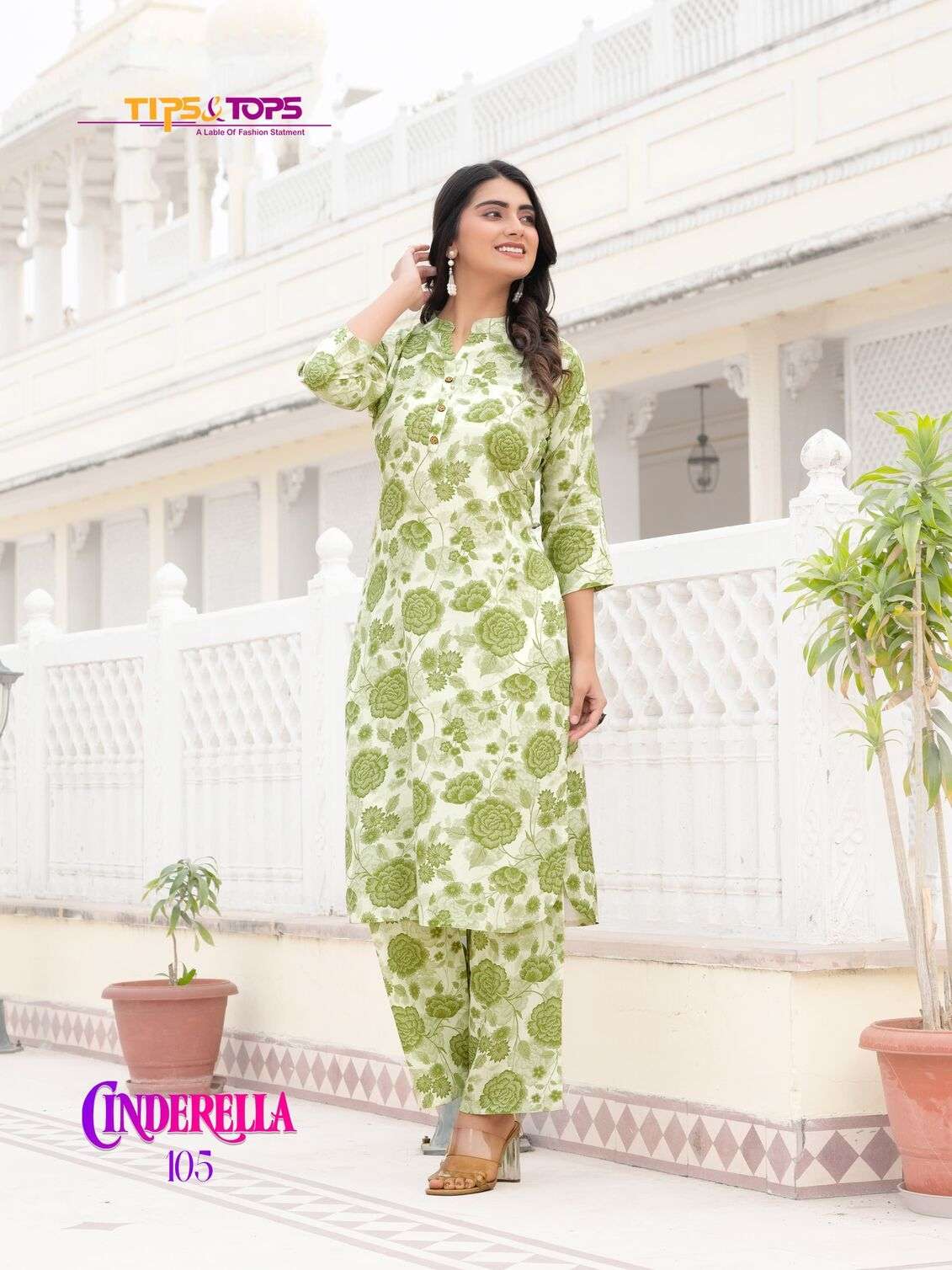 CINDRELLA VOL-2 BY TIPS & TOPS HEAVY RAYON PRINTED CO-ORD SET COLLECTION 