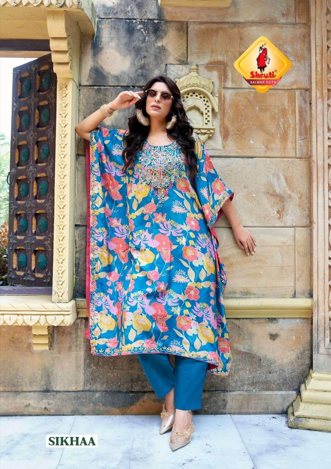 DAASTAAN BY SHRUTI SUIT IN PURE CRAPE DIGITAL PRINT WITH MODERN PATTERN 