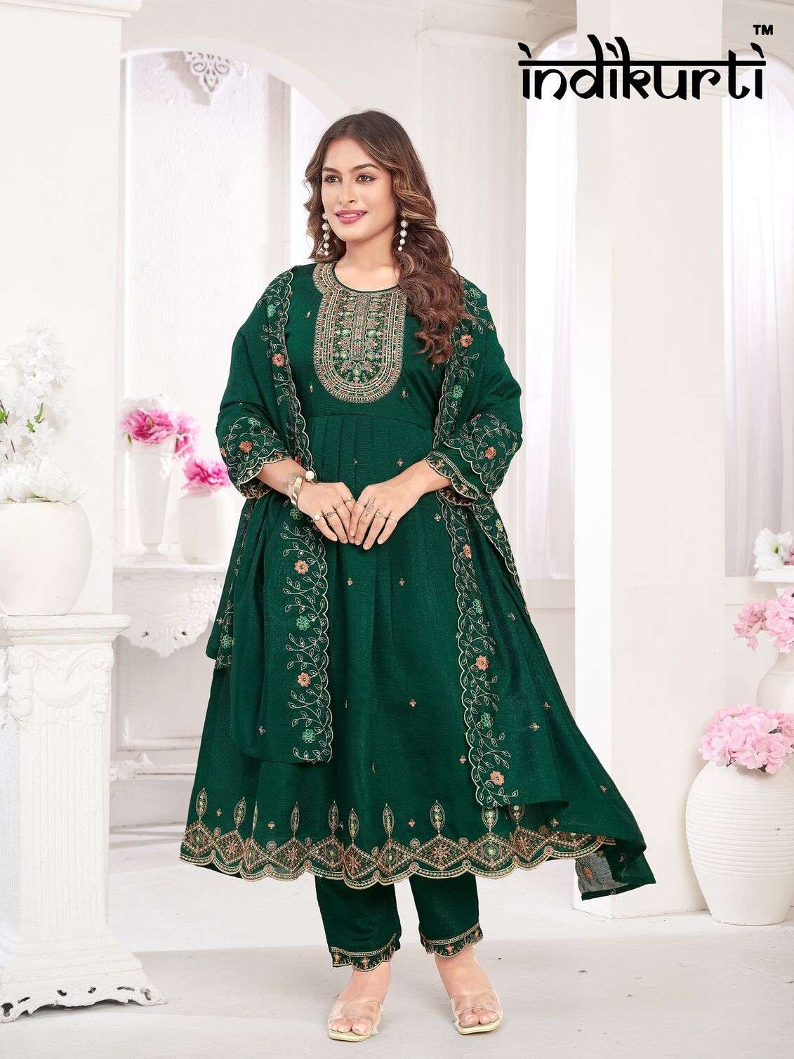 DISHA BY INDIKURTI IN VICHITRA WITH HEAVY EMBROIDERY WORK