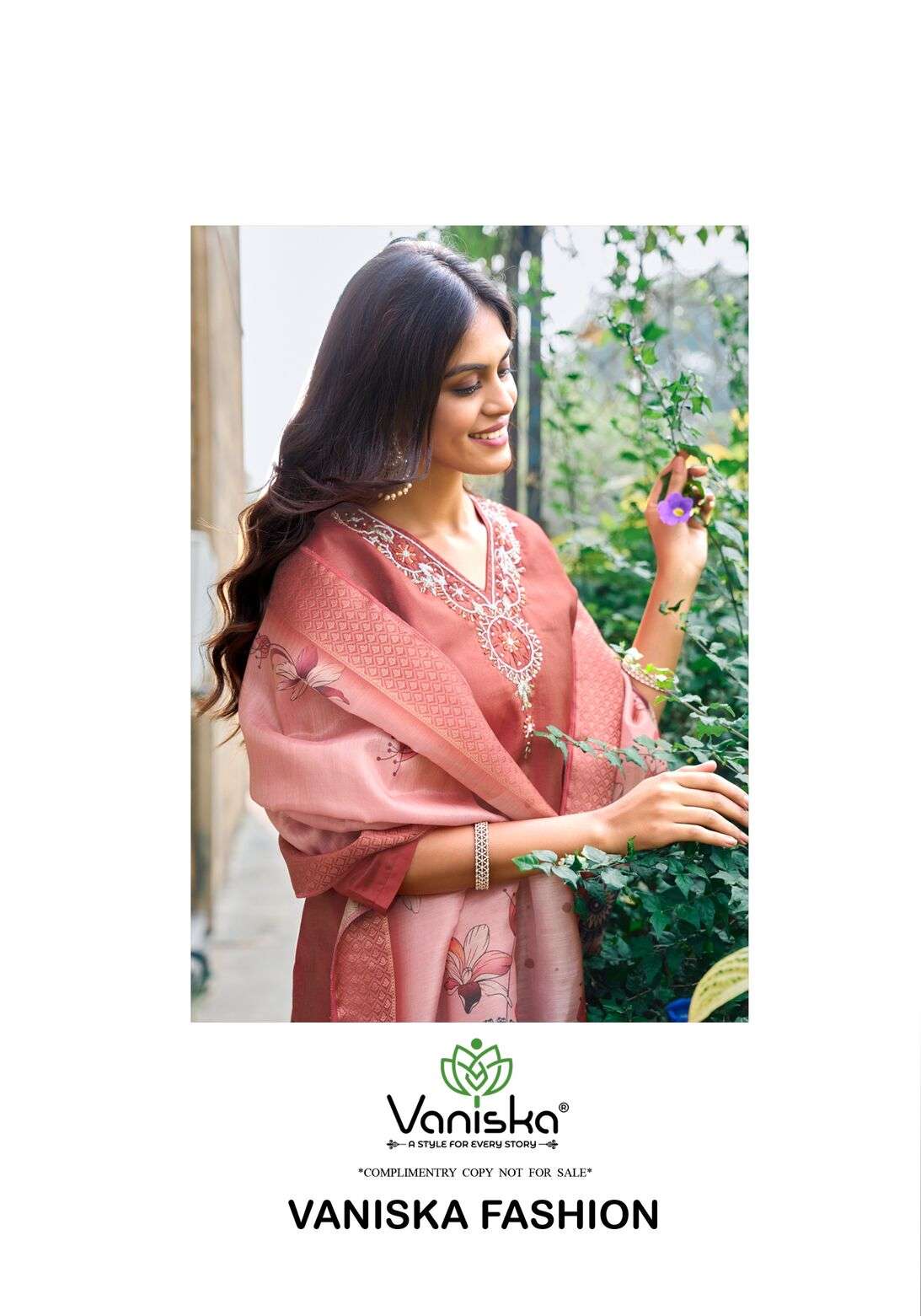 FITOOR VOL-2 BY VANISKA IN ROMAN SIMAR WITH PURE HEAVY HAND WORK 