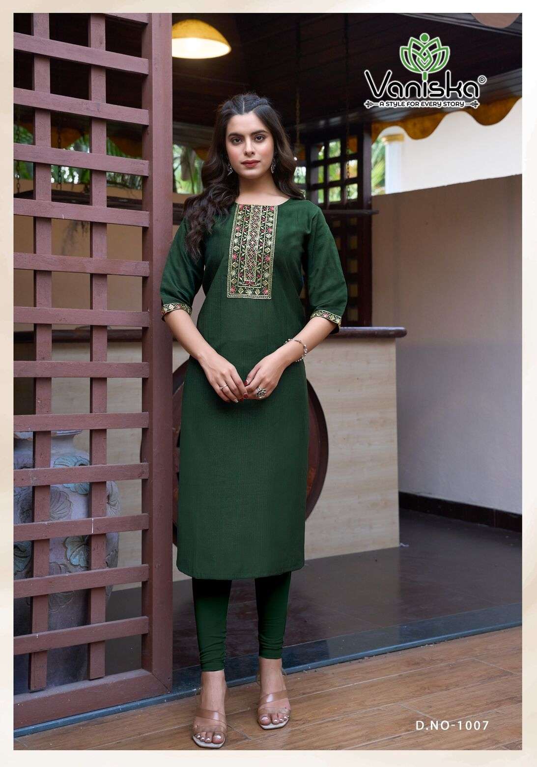 FIVE STAR VOL:-1 BY VANISKA IN VETICAN SILK WITH HEVY EMBROIDERY WORK