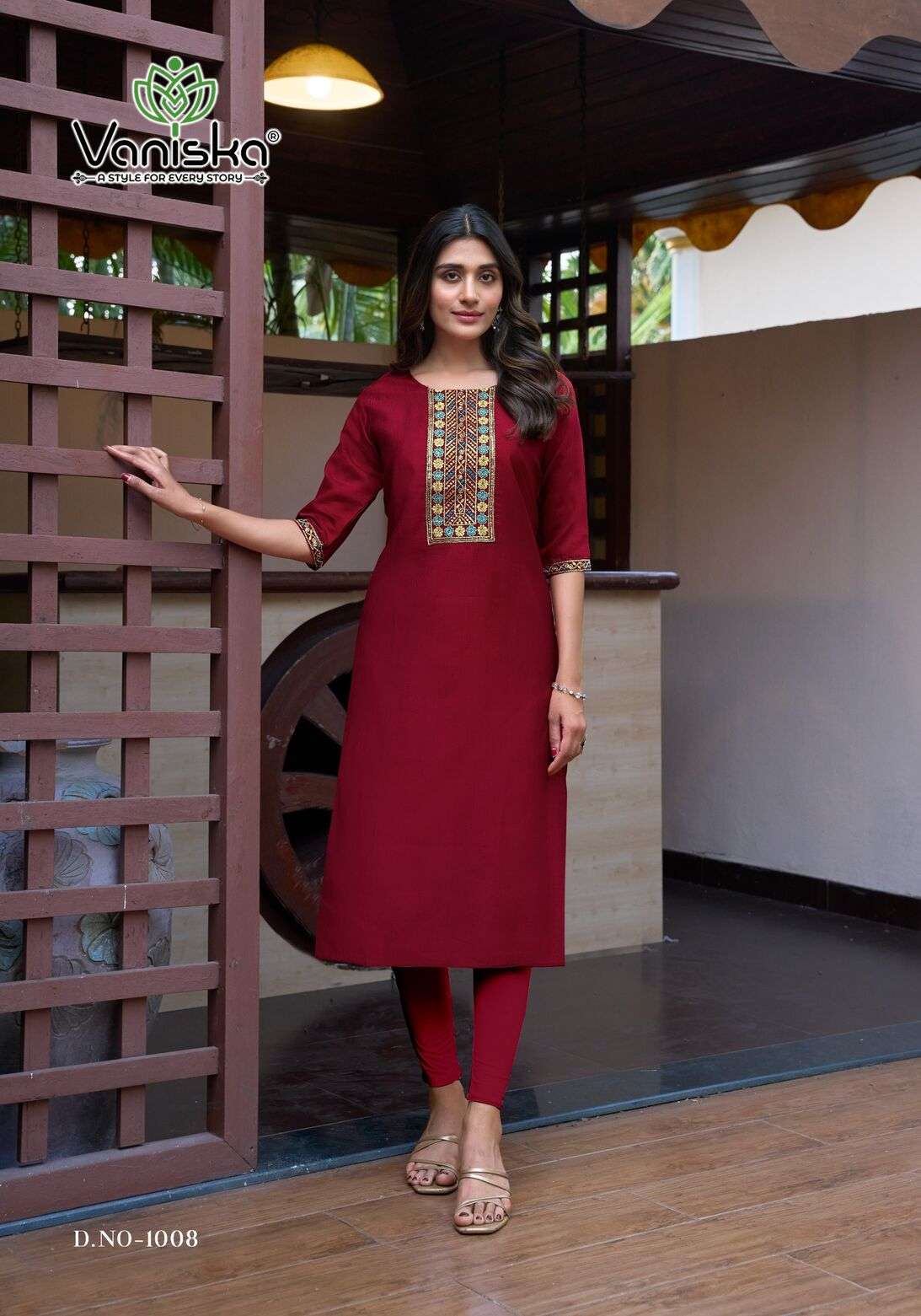 FIVE STAR VOL:-1 BY VANISKA IN VETICAN SILK WITH HEVY EMBROIDERY WORK