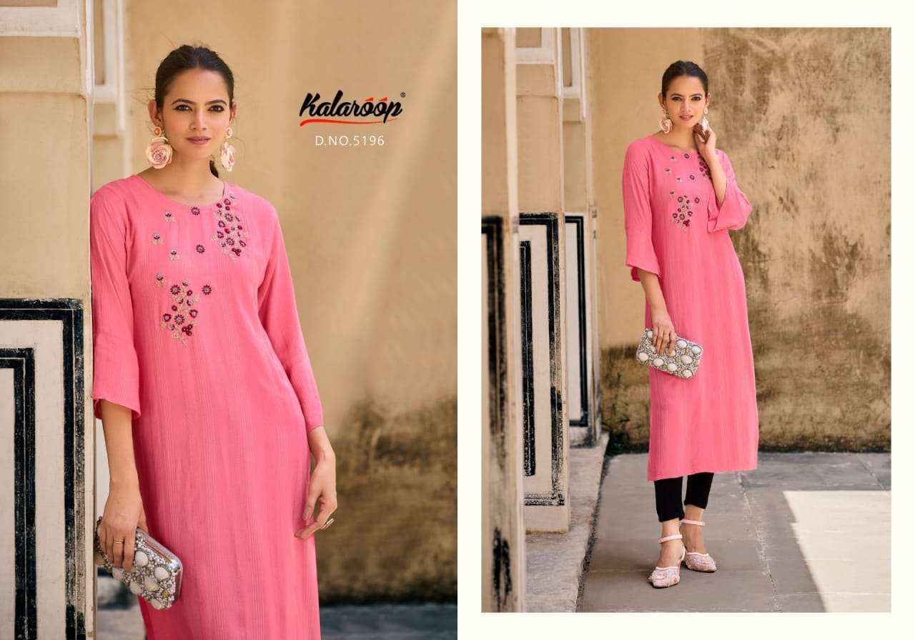 KAVIYA BY KALAROOP IN FANCY WEAIVING FABRICS WITH EMBROIDERY & STONE WORK