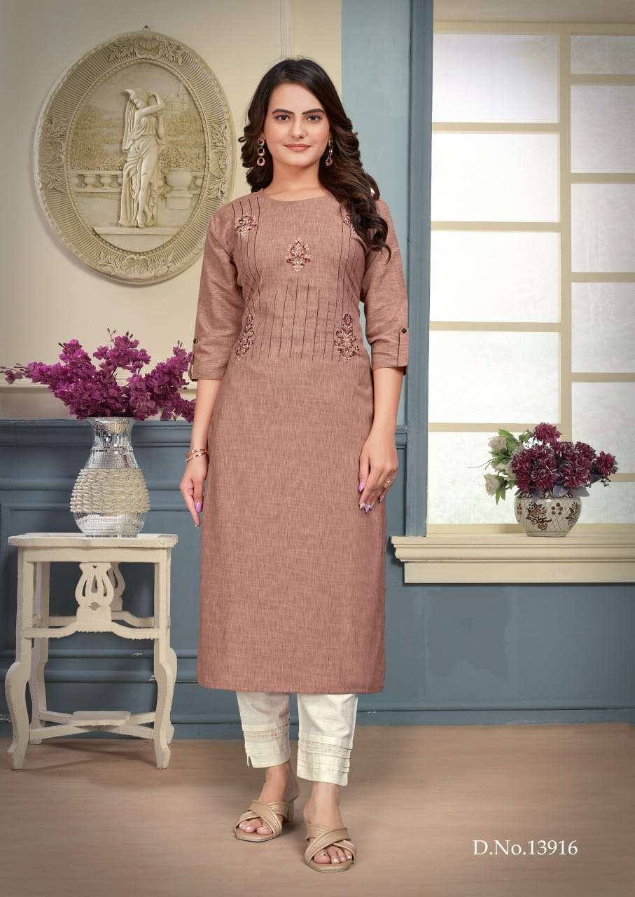 KRITI BY KAJREE IN VISCOSE LIQUID FABRIC WITH EMBROIDERY & STONE WORK
