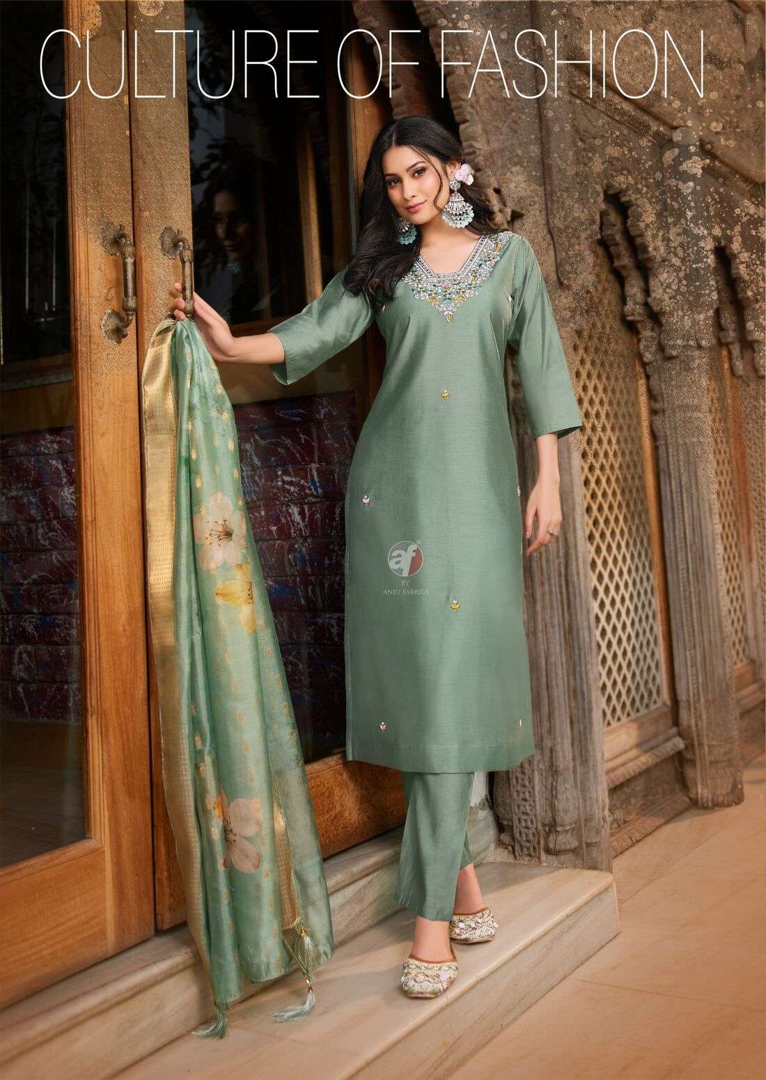 MAYRA VOL-6 BY ANJU FABRICS IN MODAL SILK KURTI PANT WITH DUPATTA FOR THIS WEDDING SEASON