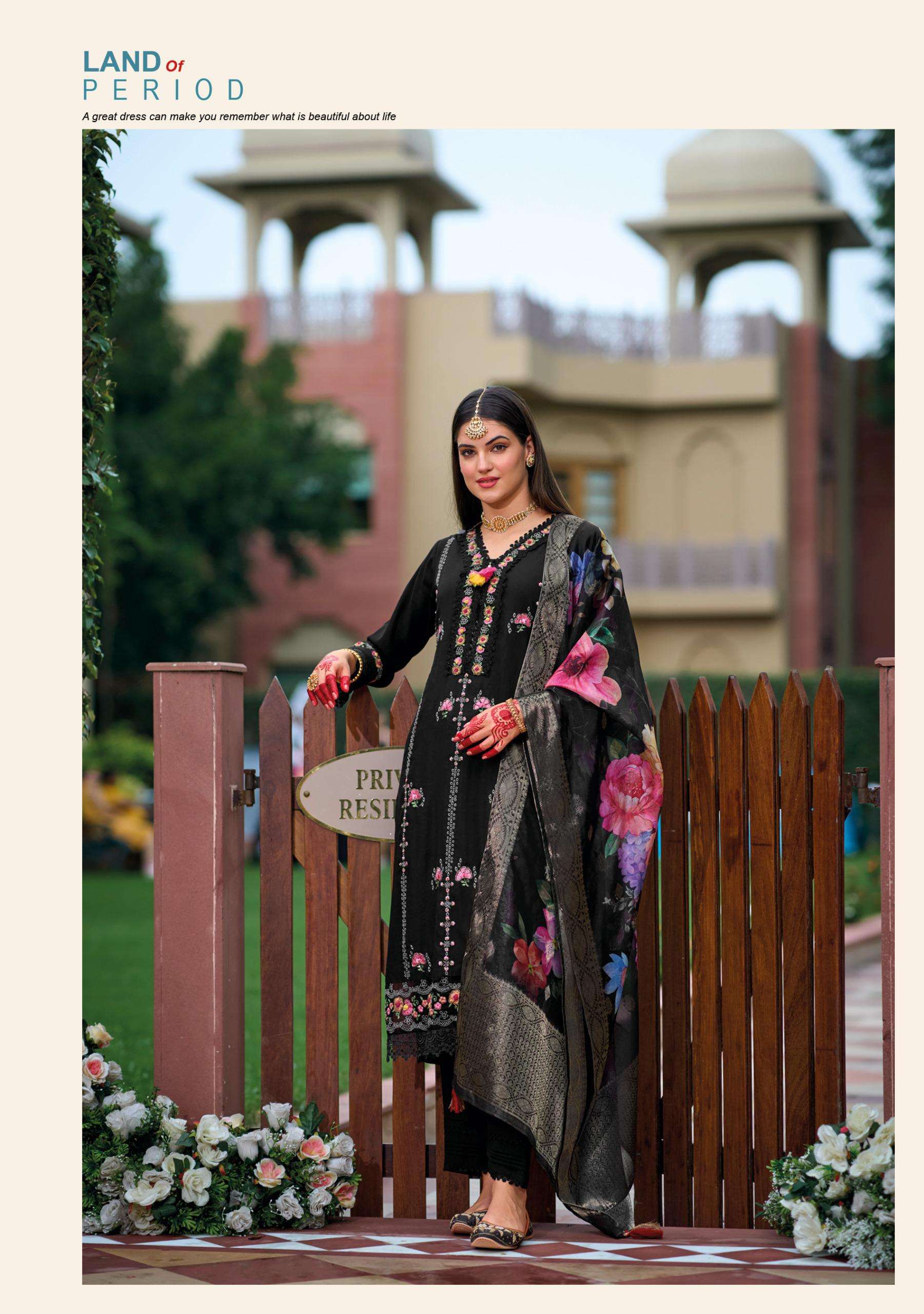 NAQSH BY KAILEE FASHION IN  PURE VISCOSE SILK AND DESGINER FANCY THERD