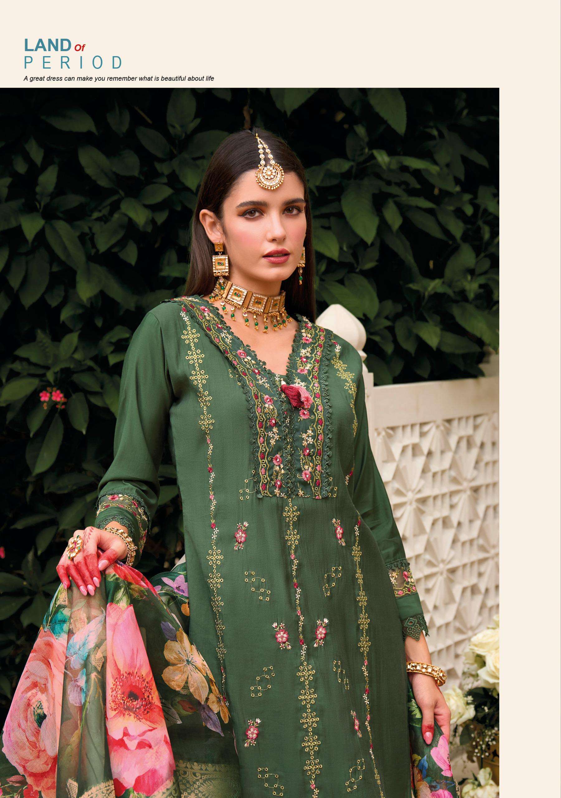 NAQSH BY KAILEE FASHION IN  PURE VISCOSE SILK AND DESGINER FANCY THERD