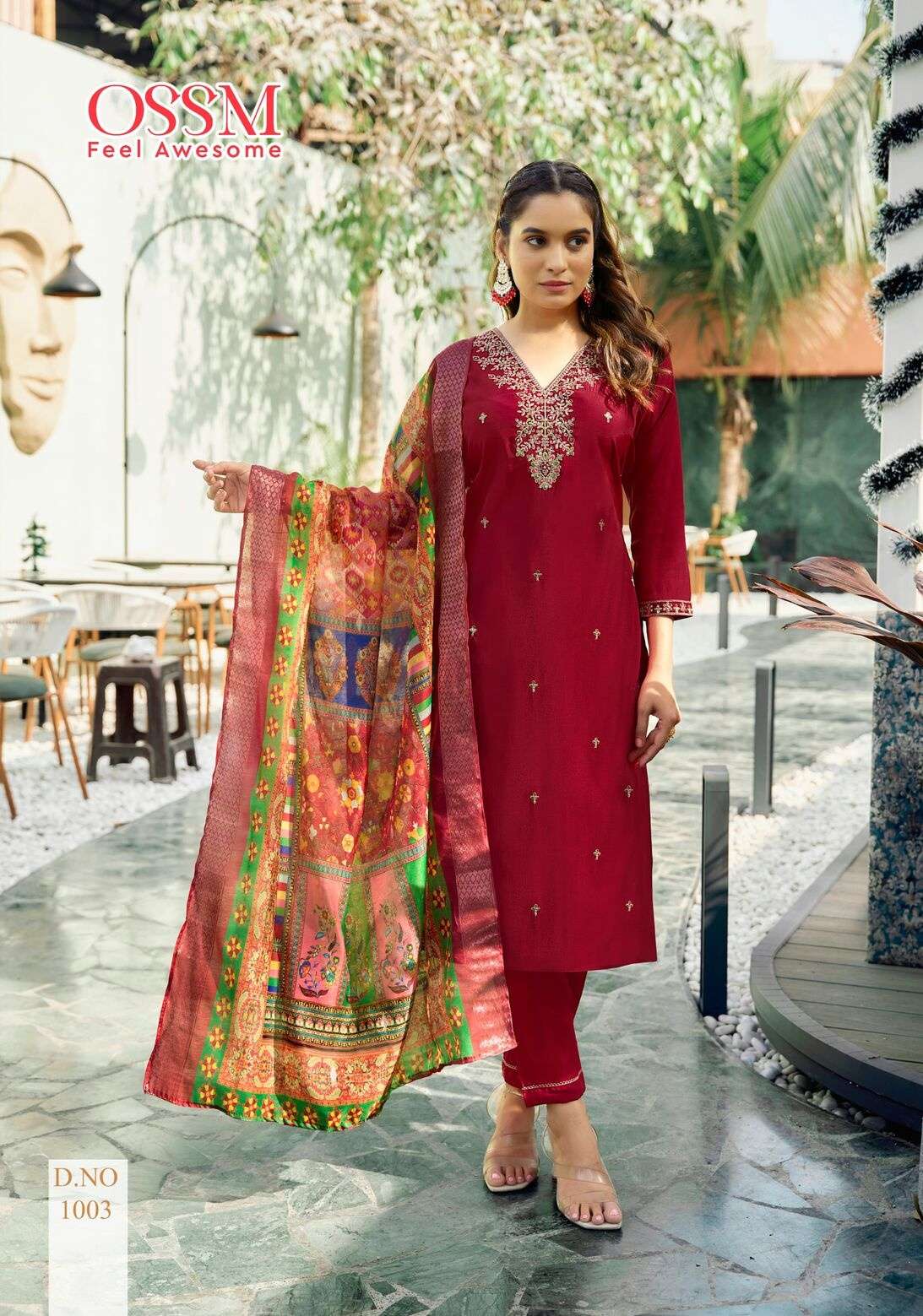 RANGAT BY OSSM IN PURE VISCOS ROMAN SILK AND HEAVY EMBROIDERY WITH FANCY COLLECTION