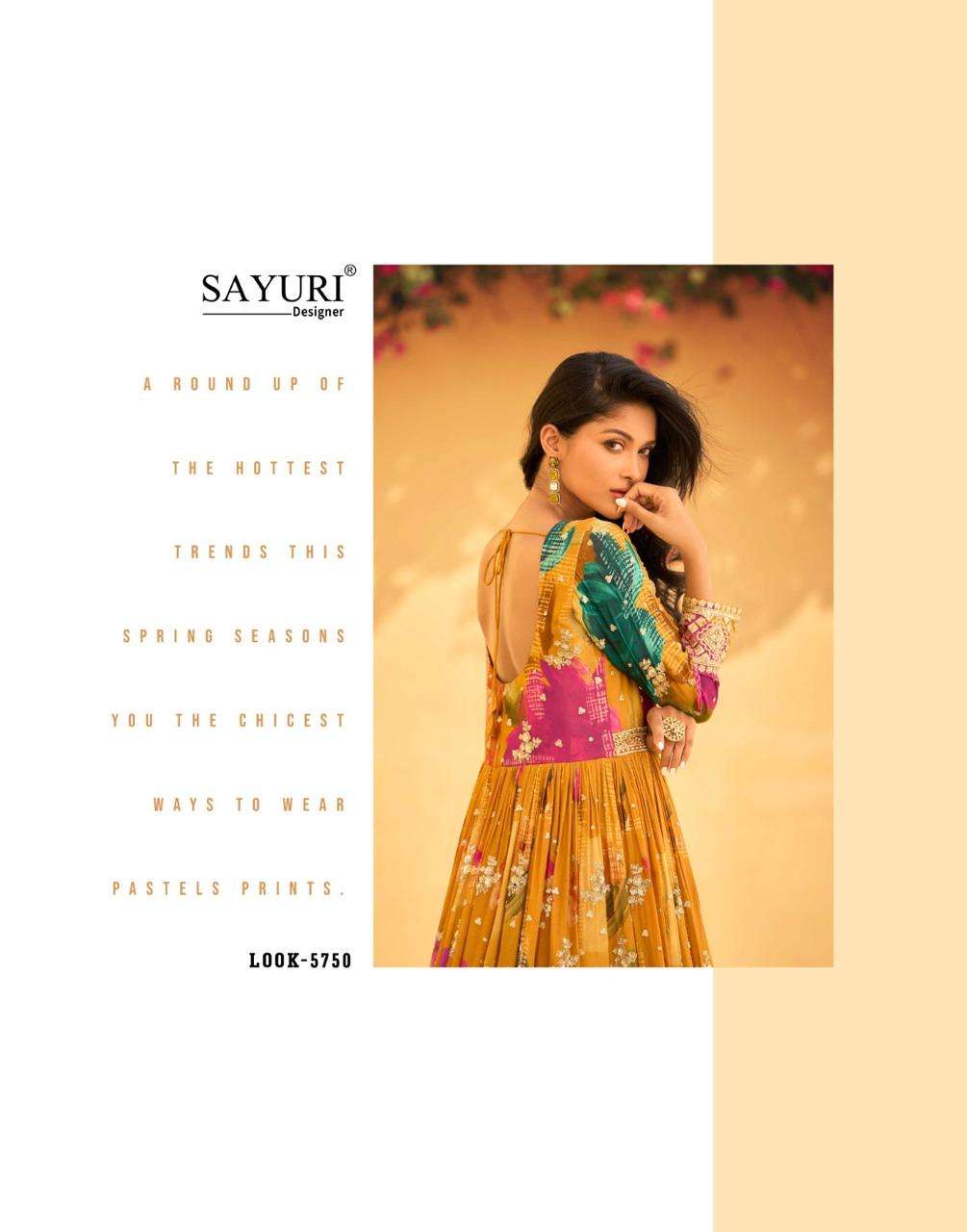 RANI BY SAYURI DESIGNER IN PREMIUM REAL CHINON SILK FRONT AND BACK EMBROIDERED WITH DUPATTA 