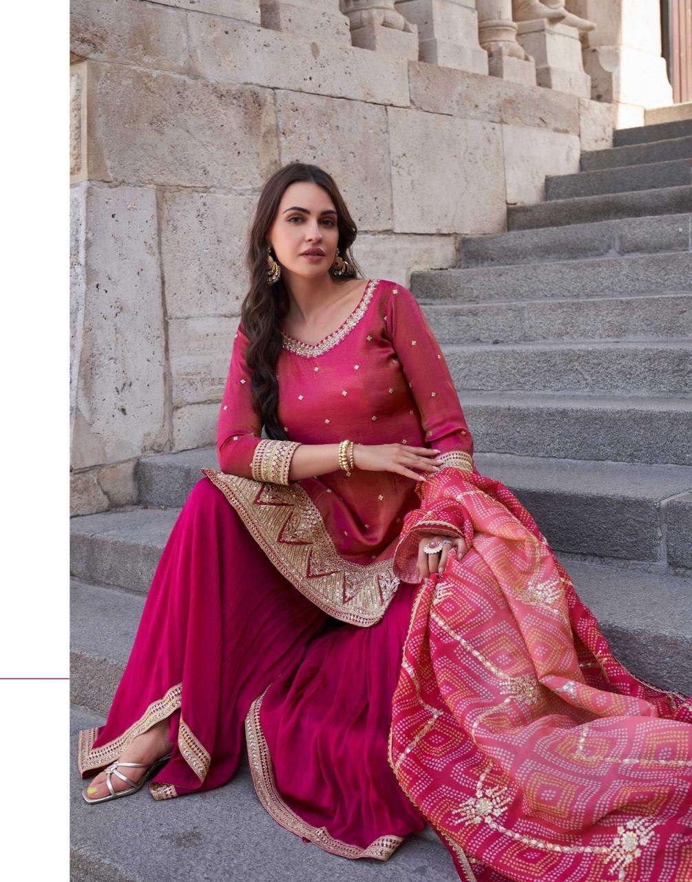 SAKHI NX BY SAYURI DESIGNER IN PREMIUM REAL SIMAR WITH EMBROIDERED DUPATTA