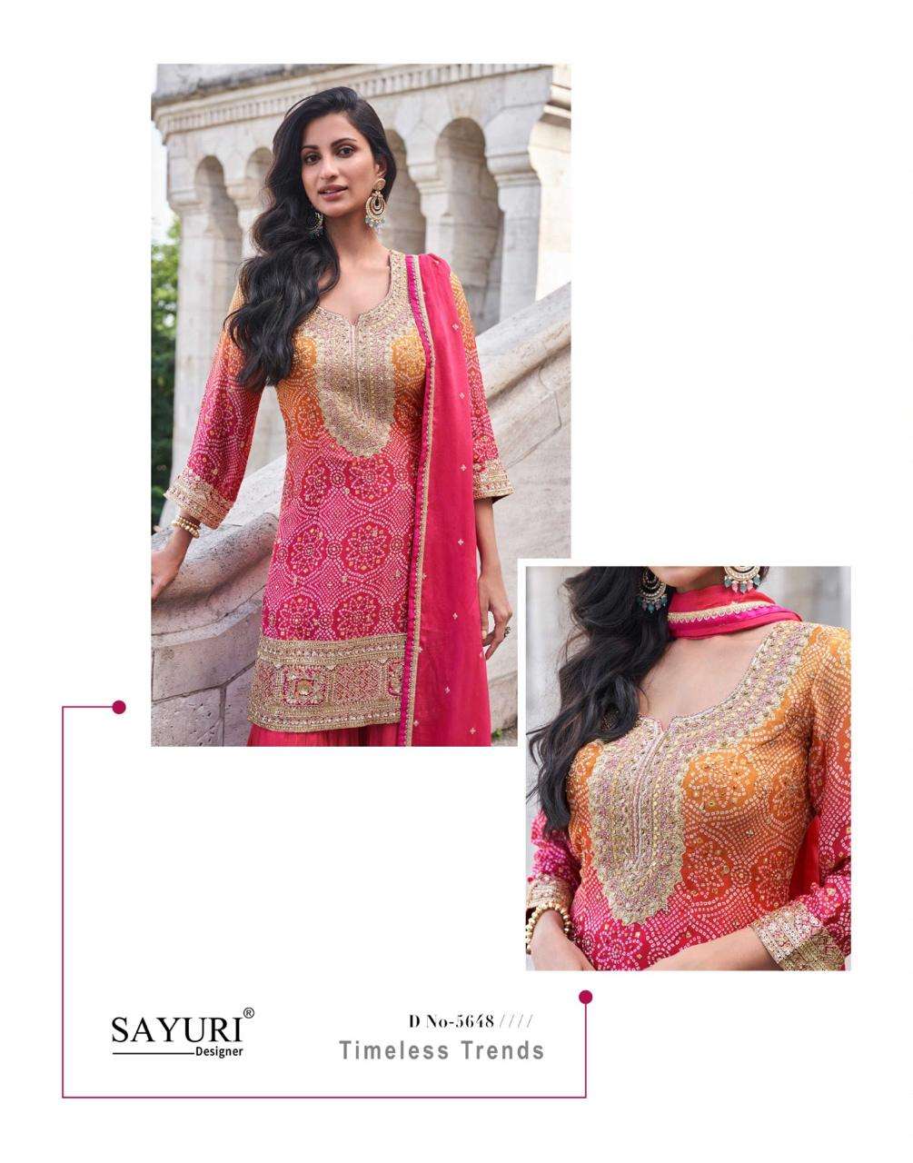 SAKHI NX BY SAYURI DESIGNER IN PREMIUM REAL SIMAR WITH EMBROIDERED DUPATTA