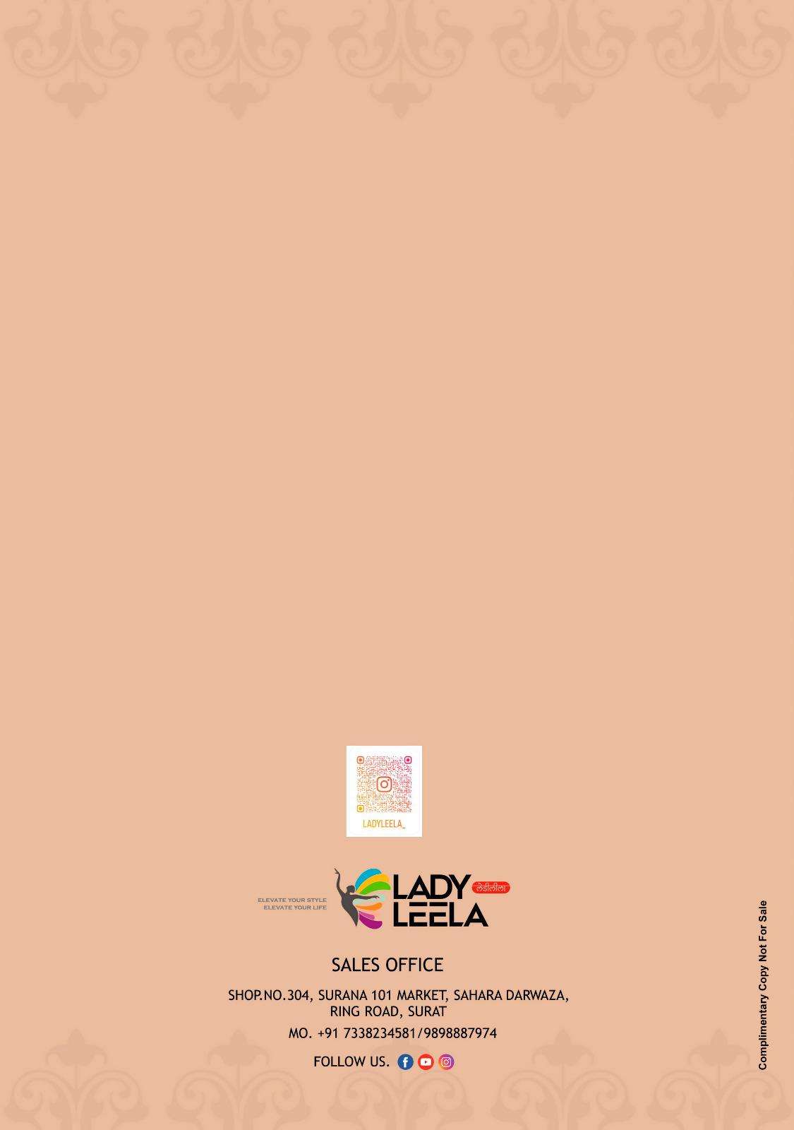 SHAYARI BY LADY & LEELA ANARKALI STYLE DRESS WITH EMBROIDERY ON VICHITRA SILK FABRIC & INNER