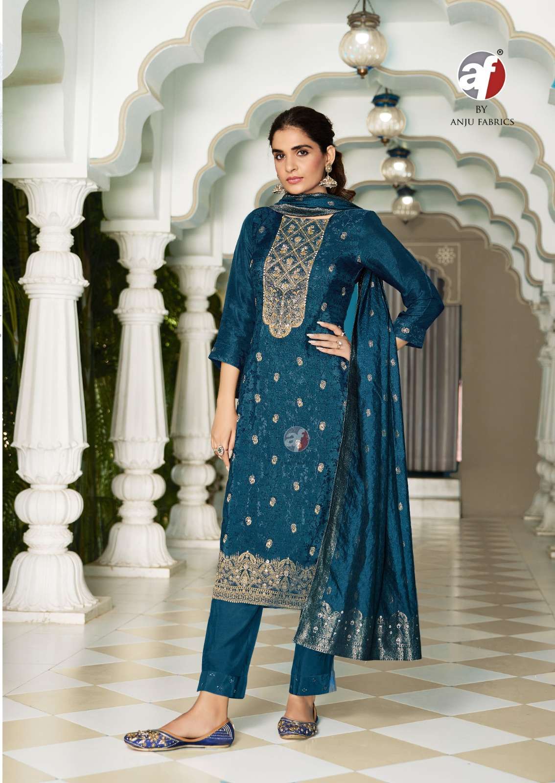 SILK AFFAIR VOL-5 BY ANJU FABRICS IN PURE DOLA SILK WITH JACQUARD 