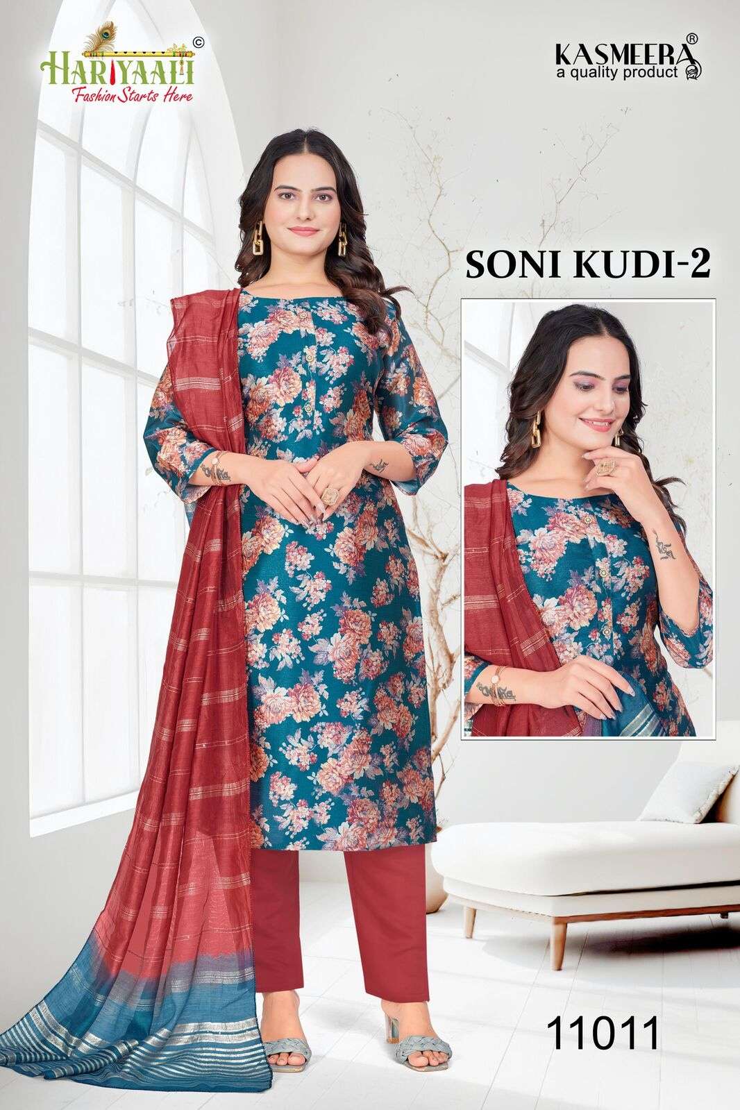 SONI KUDI VOL.2 BY HARIYAALI IN AASAM SILK WITH DIGITAL PRINT WITH RICH COMBINATION
