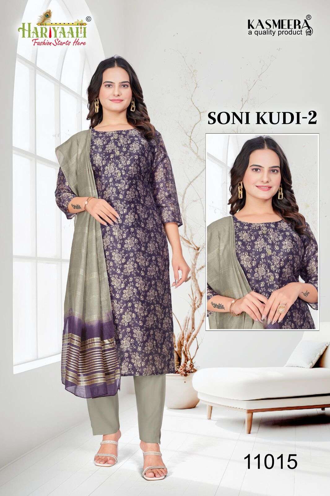 SONI KUDI VOL.2 BY HARIYAALI IN AASAM SILK WITH DIGITAL PRINT WITH RICH COMBINATION