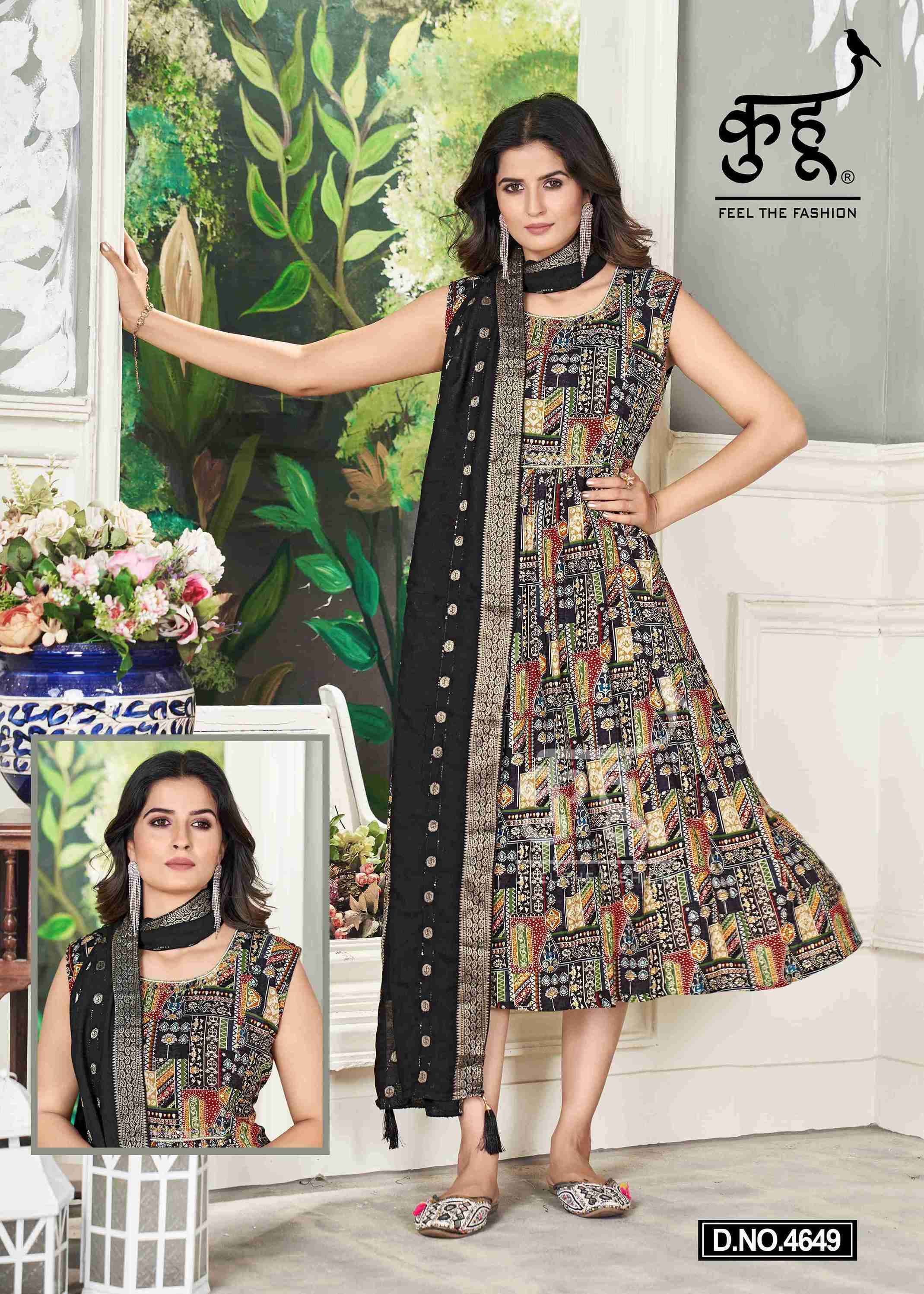 VOL-8 BY KUHOO KURTIS DUPATTA ONLY COMBO PICK 