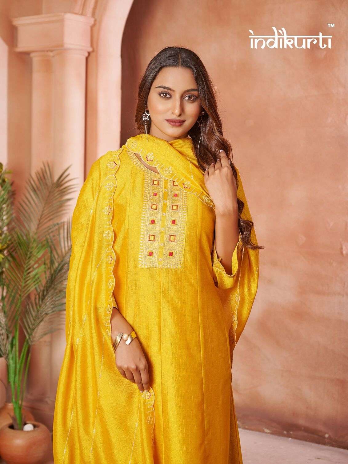 ZOYA BY INDIKURTI IN VICHITRA WITH HEAVY EMBROIDERY WORK