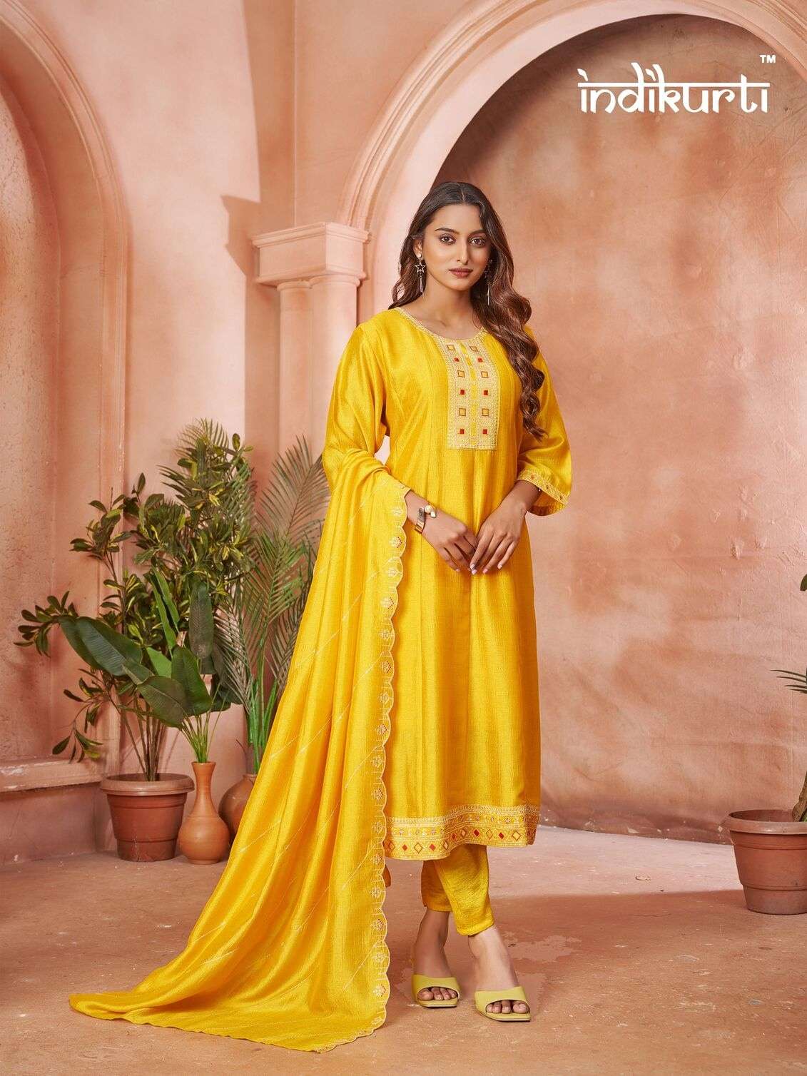 ZOYA BY INDIKURTI IN VICHITRA WITH HEAVY EMBROIDERY WORK