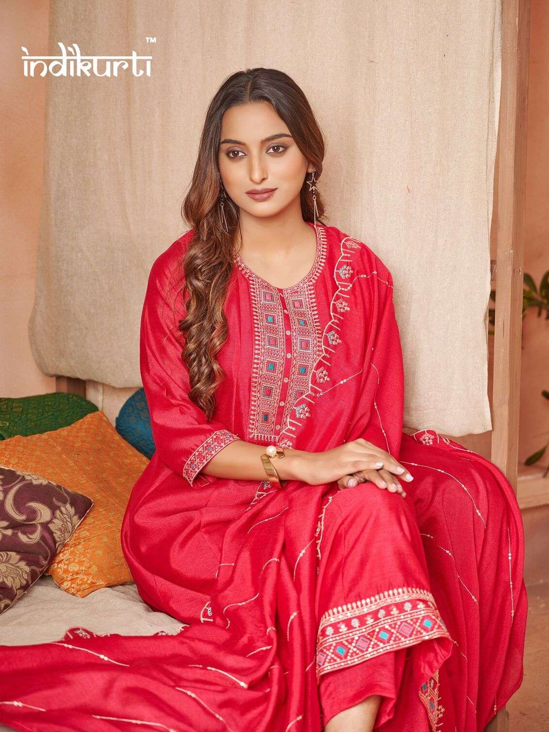 ZOYA BY INDIKURTI IN VICHITRA WITH HEAVY EMBROIDERY WORK