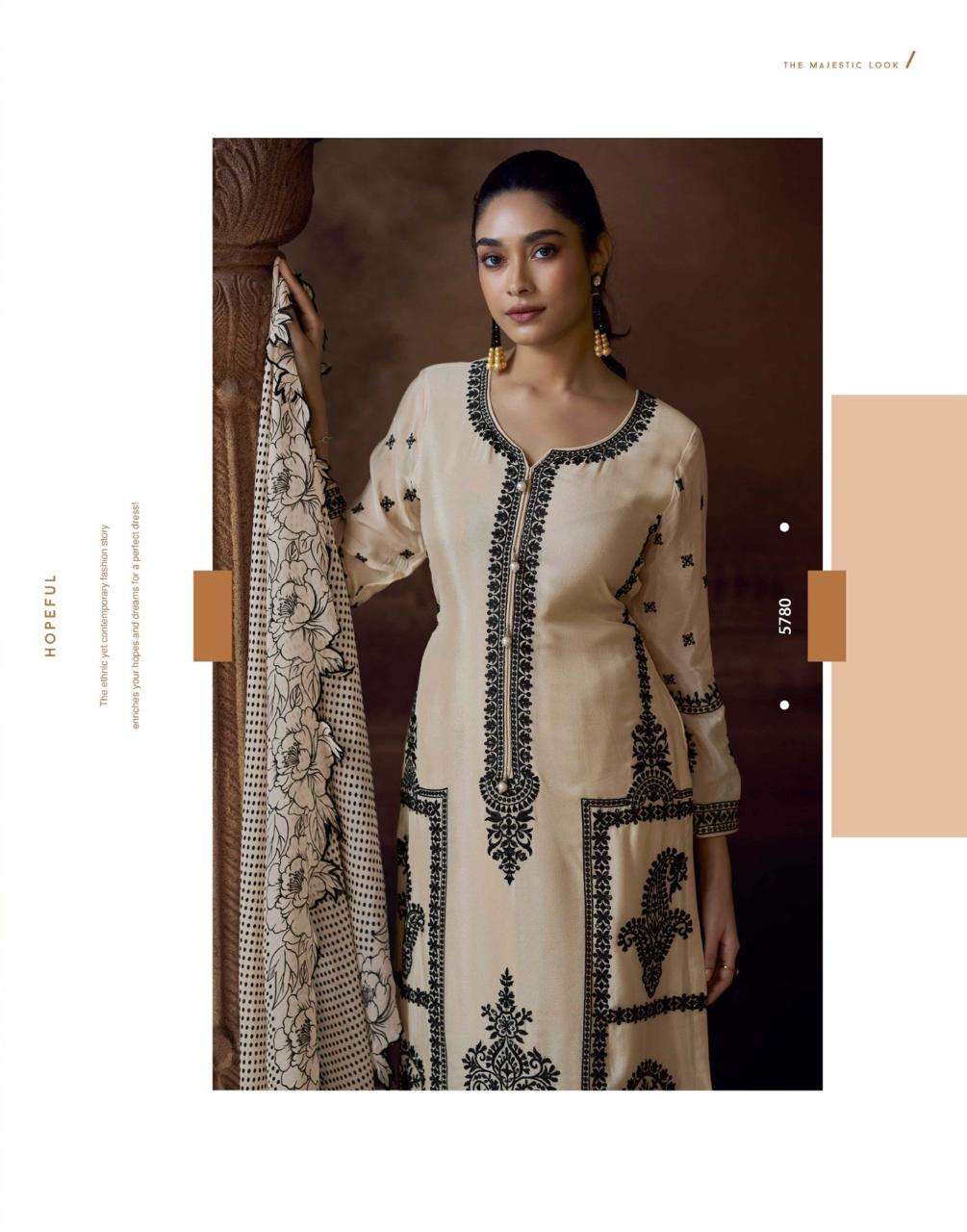 ALEMZEB BY SAYURI DESIGNER IN PREMIUM REAL CHINON SILK FULL HEAVY LOOK EMBROIDERED