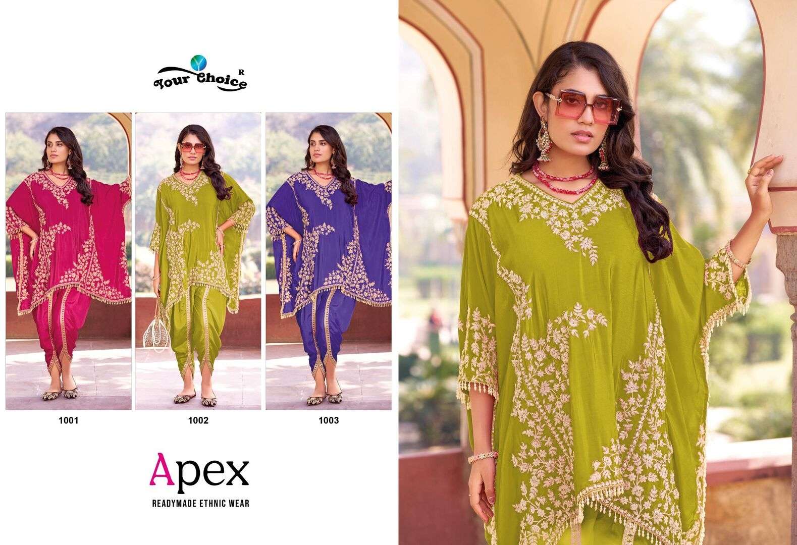APEX BY YOUR CHOICE IN HEAVY CHINON FOR EID & WEDDING VIBES