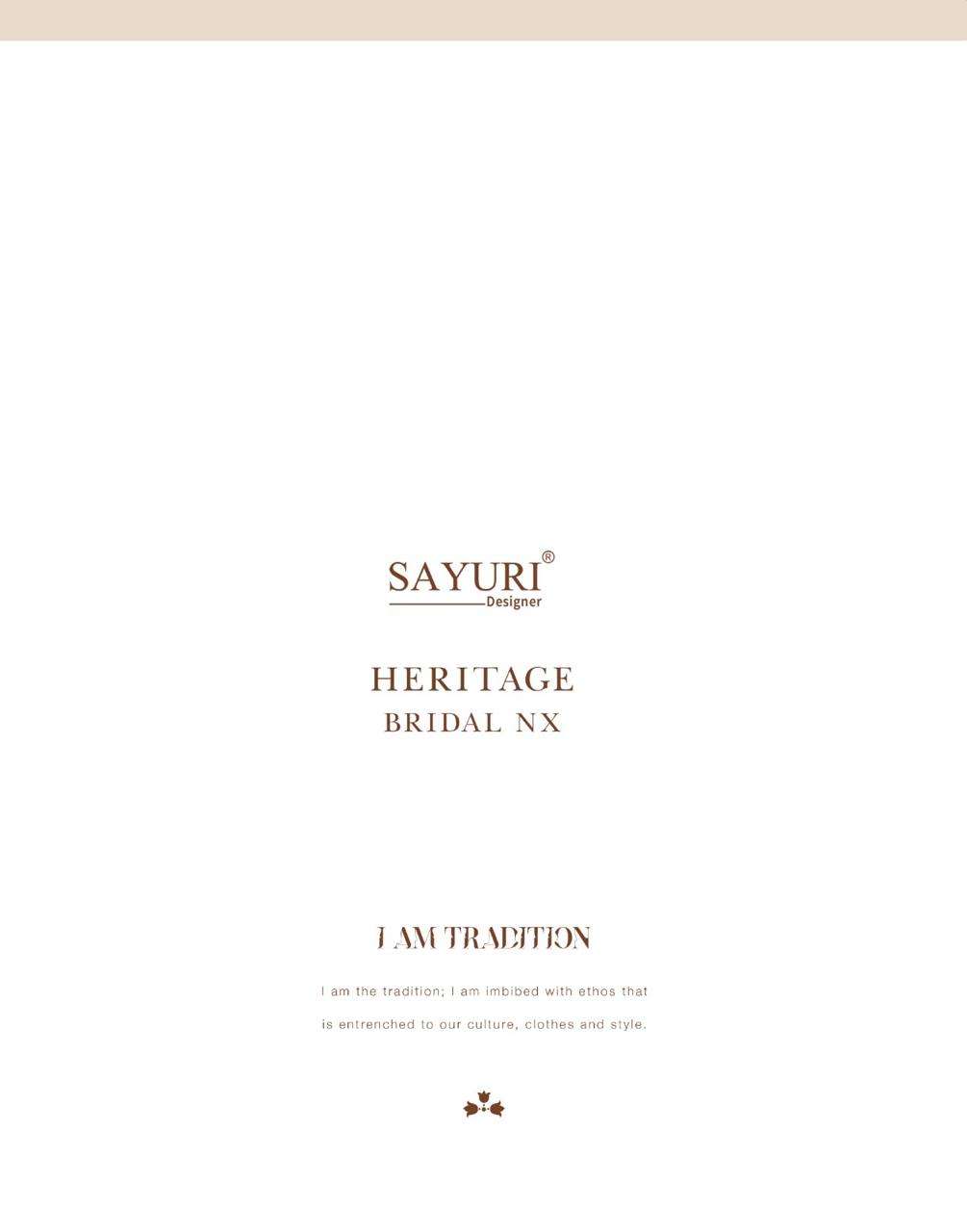 HERITAGE BRIDAL NX BY SAYURI DESIGNER IN PURE VISCOS LYCRA CRYSTAL VELVET SILK WITH HANDWORK