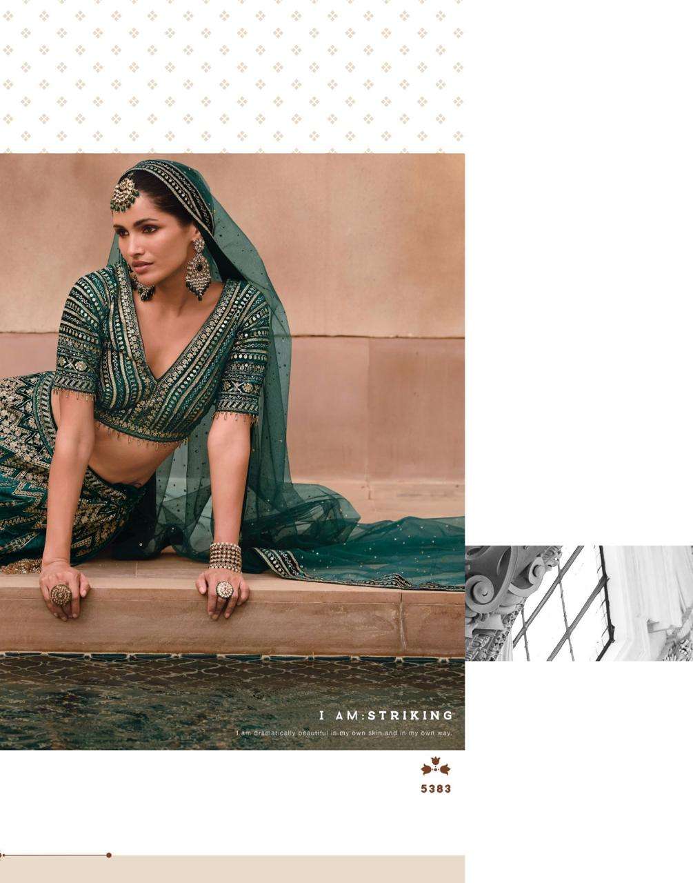 HERITAGE BRIDAL NX BY SAYURI DESIGNER IN PURE VISCOS LYCRA CRYSTAL VELVET SILK WITH HANDWORK