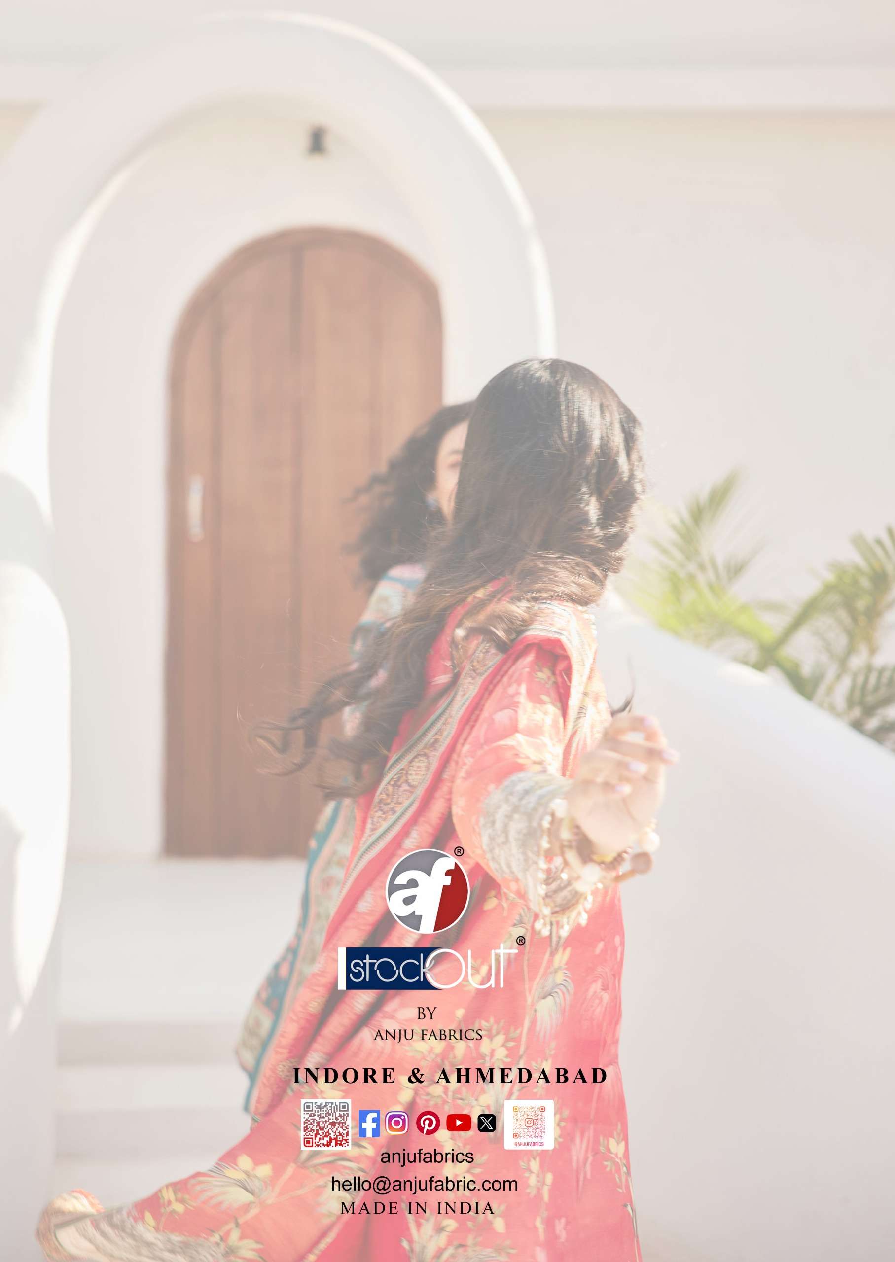 IBAADAT BY ANJU FABRICS IN PURE KANJIVARAM SILK WITH DIGITAL PRINT AND HEAVY HAND WORK 