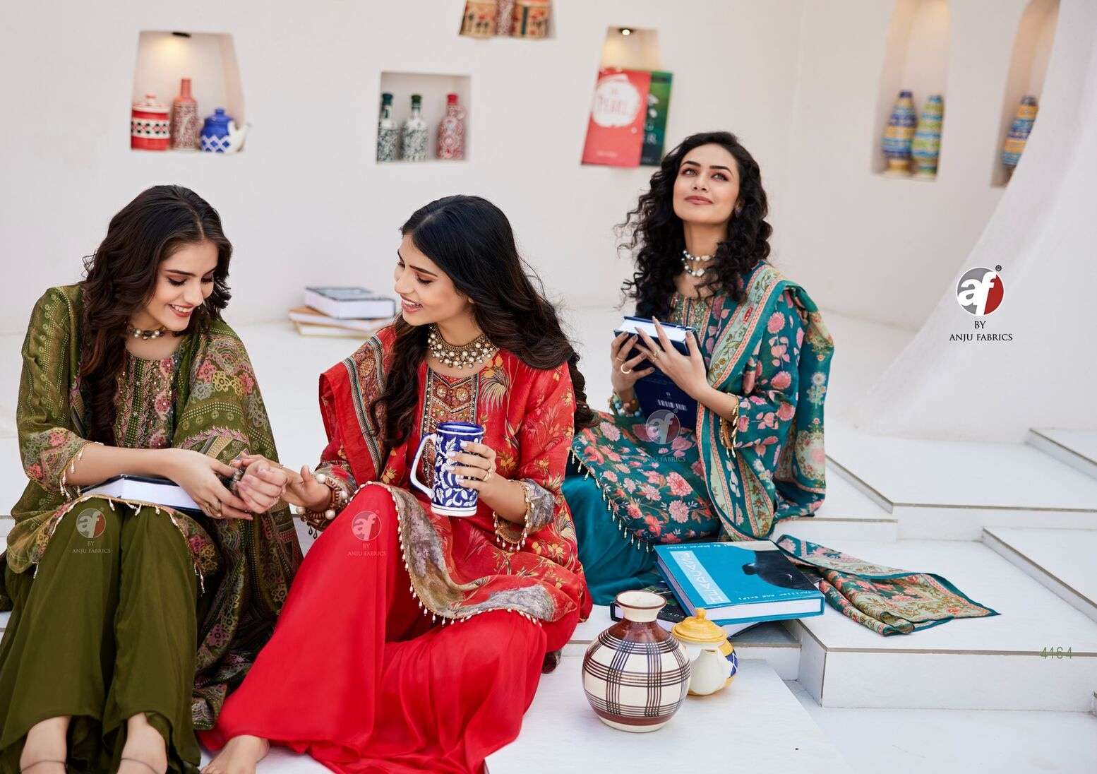 IBAADAT BY ANJU FABRICS IN PURE KANJIVARAM SILK WITH DIGITAL PRINT AND HEAVY HAND WORK 