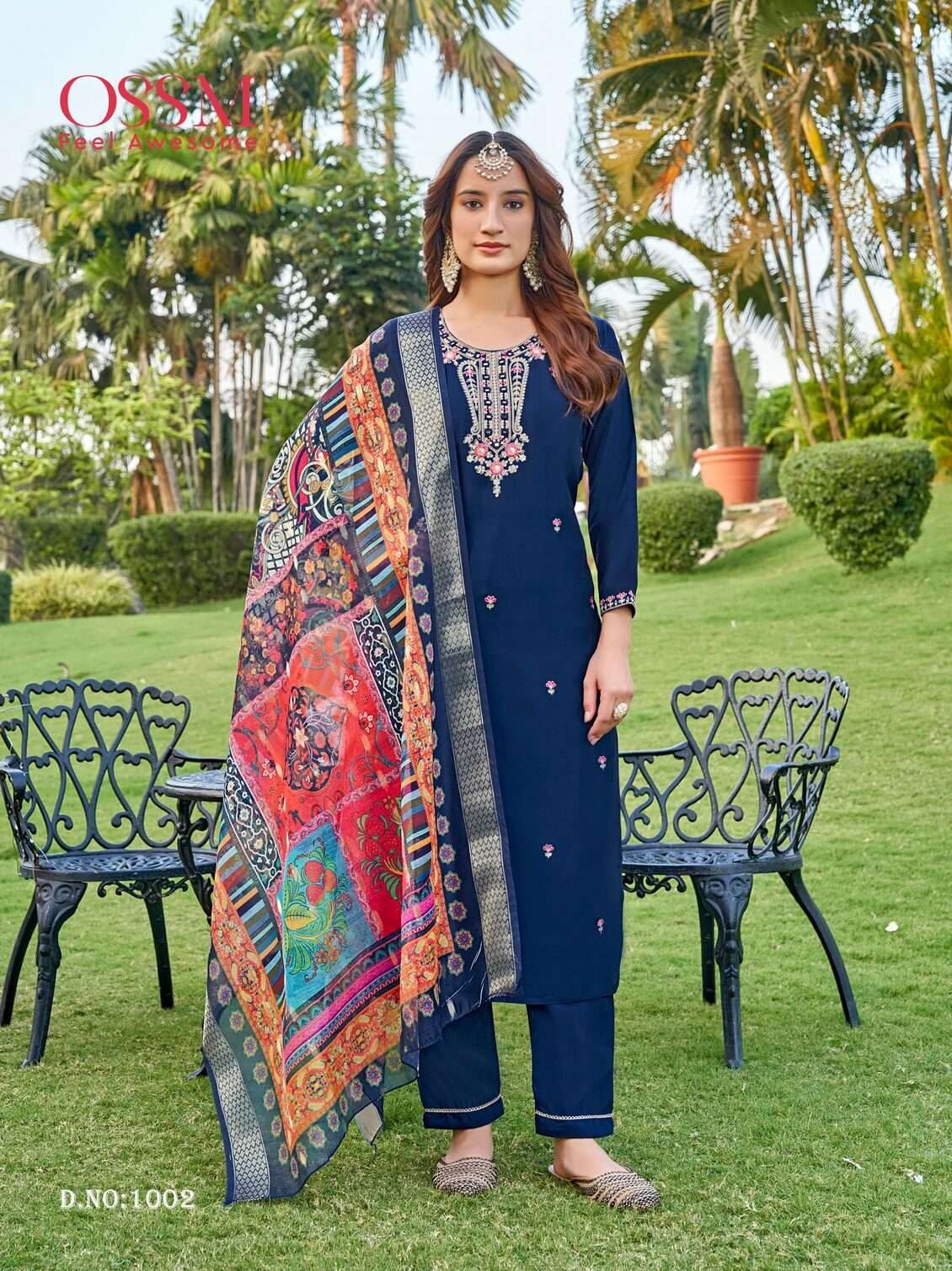 RANGAT VOL-2 BY OSSM IN PURE VISCOS ROMAN SILK AND HEAVY EMBROIDERY WITH FANCY COLLECTION