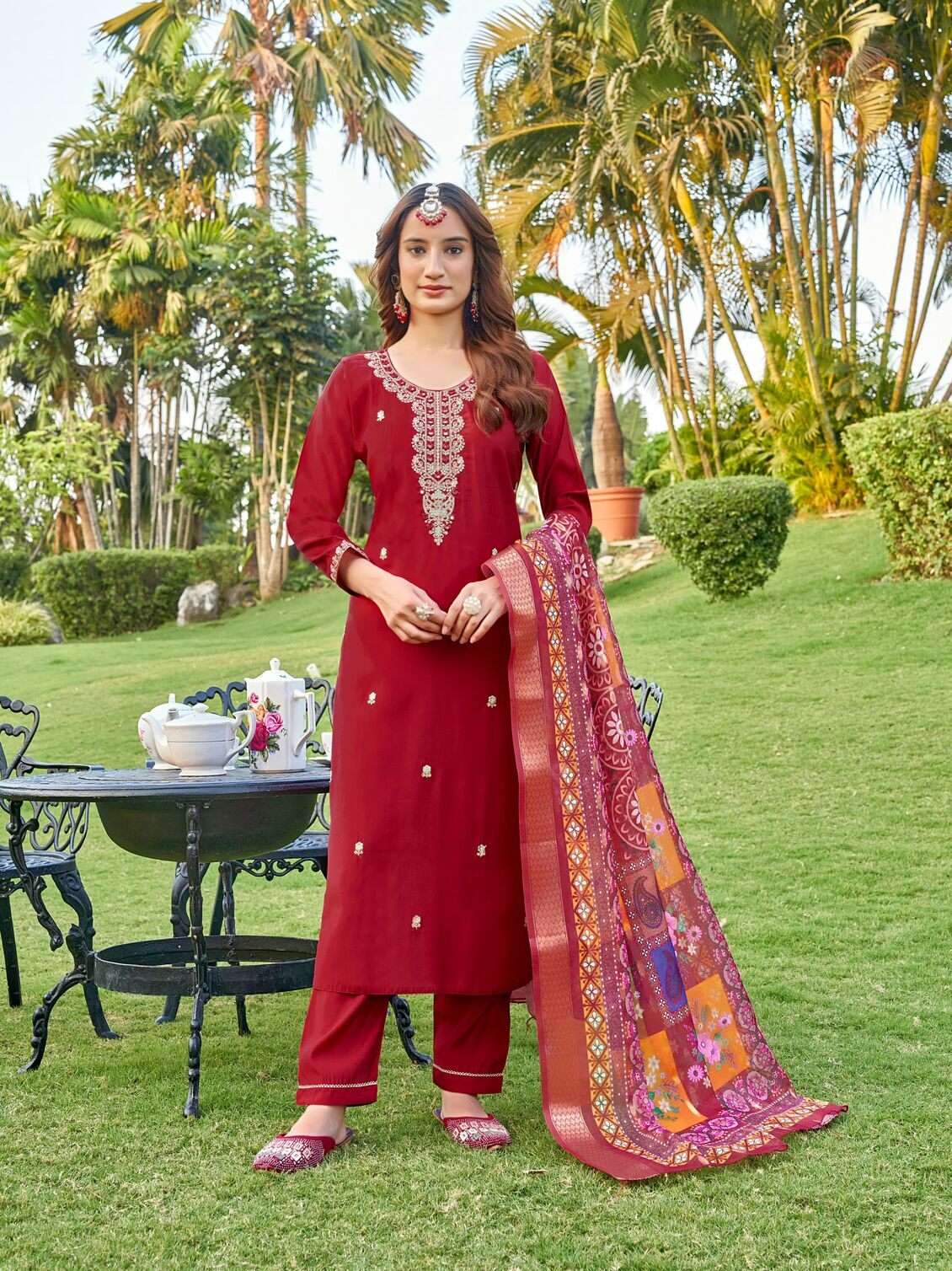 RANGAT VOL-2 BY OSSM IN PURE VISCOS ROMAN SILK AND HEAVY EMBROIDERY WITH FANCY COLLECTION