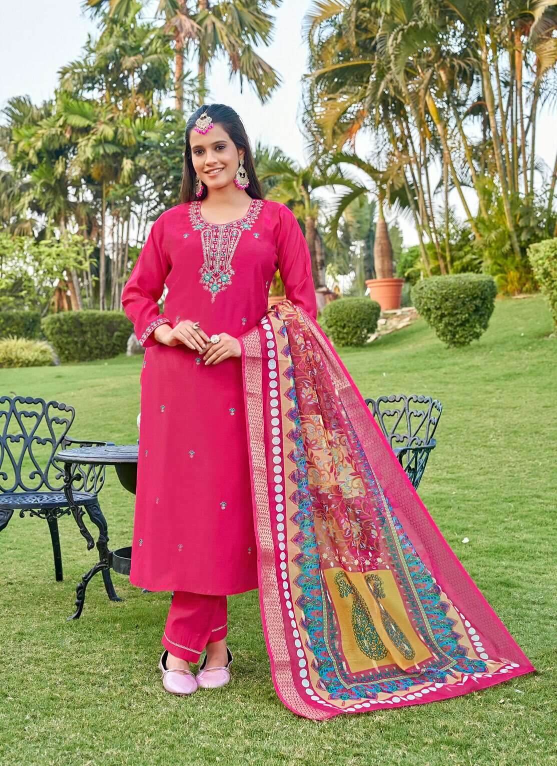 RANGAT VOL-2 BY OSSM IN PURE VISCOS ROMAN SILK AND HEAVY EMBROIDERY WITH FANCY COLLECTION