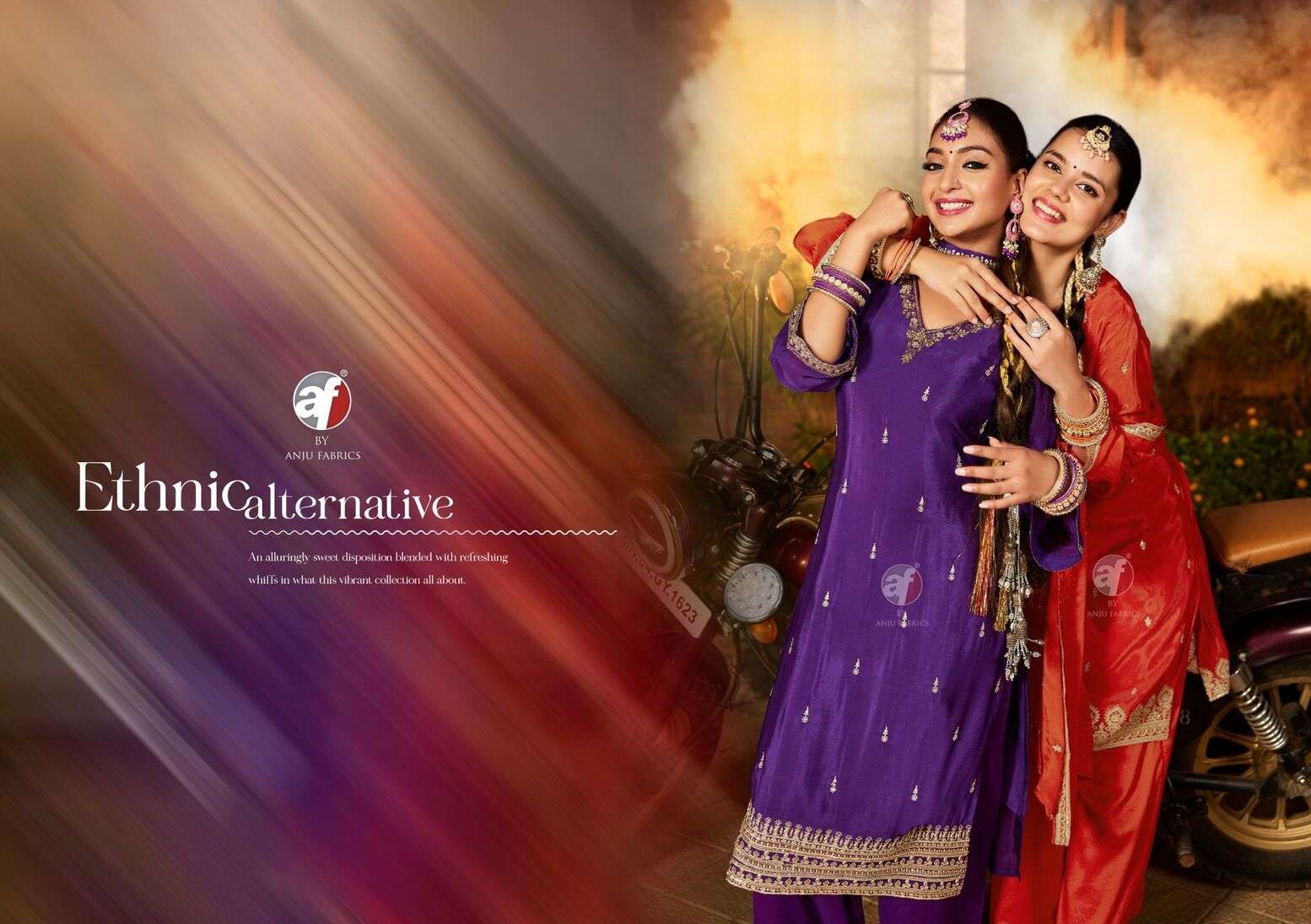 SAHIBA VOL-7 BY ANJU FABRICS IN PURE CHINON SHORT KURTI WITH DIVIDER & DUPATTA