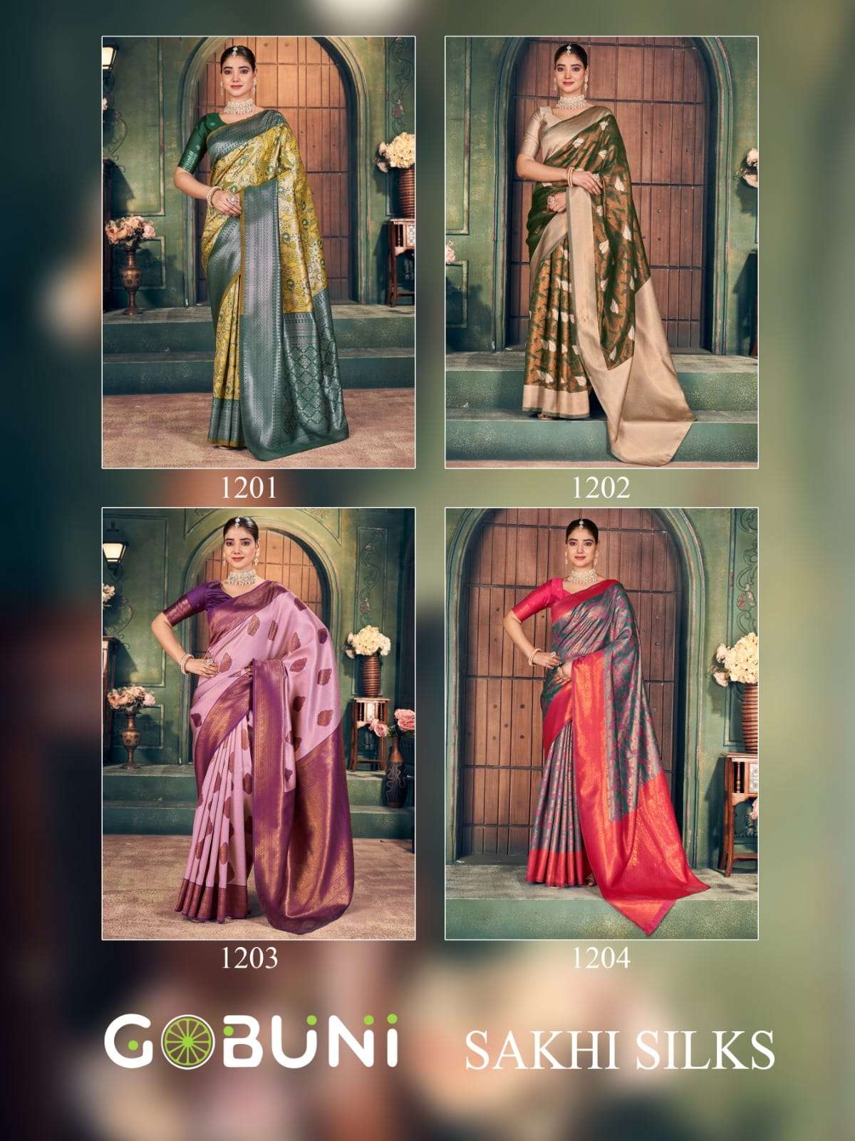 SAKHI SILK BY GOBUNI IN ZARI SILK SAREE 6.30 MTR WITH BLOUSE