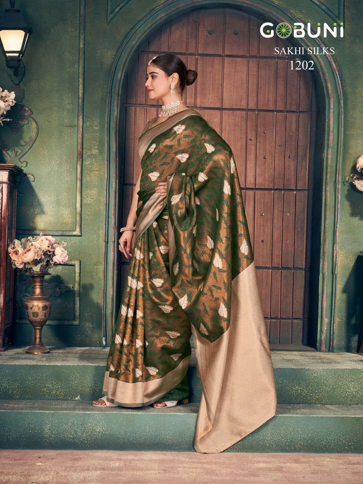 SAKHI SILK BY GOBUNI IN ZARI SILK SAREE 6.30 MTR WITH BLOUSE