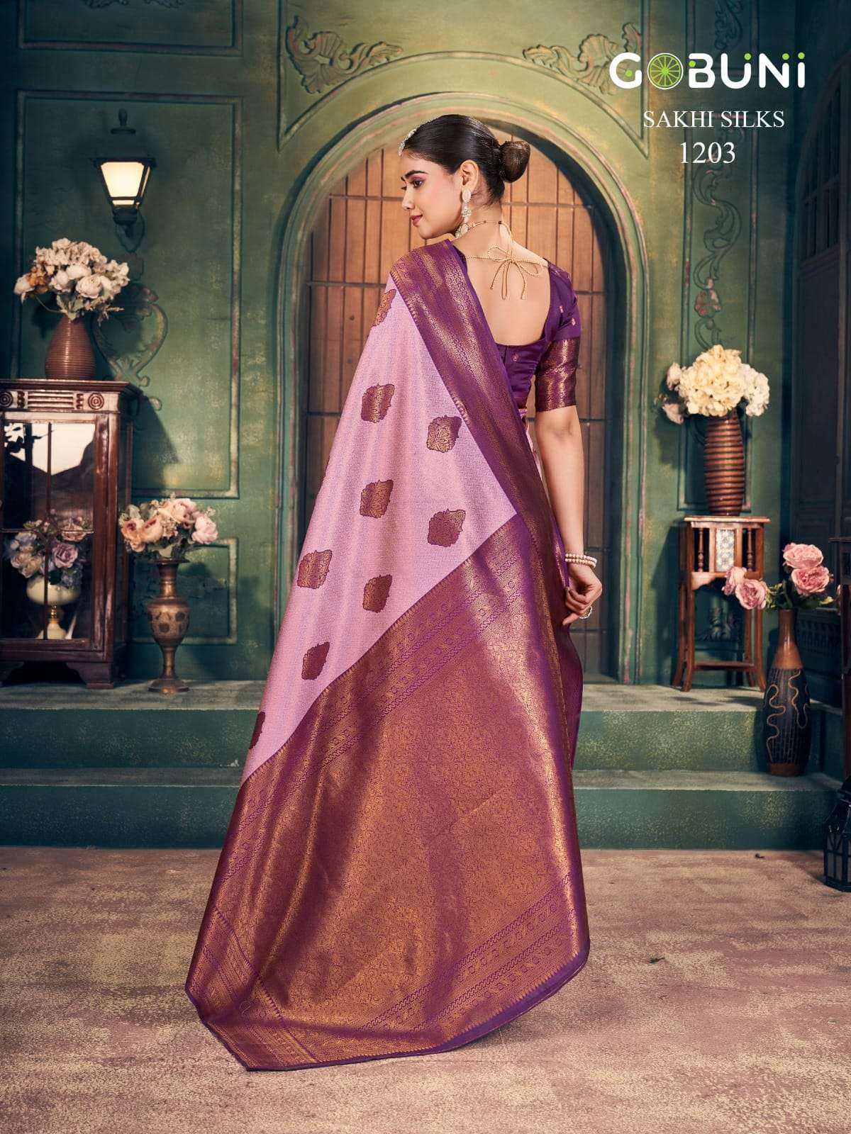 SAKHI SILK BY GOBUNI IN ZARI SILK SAREE 6.30 MTR WITH BLOUSE