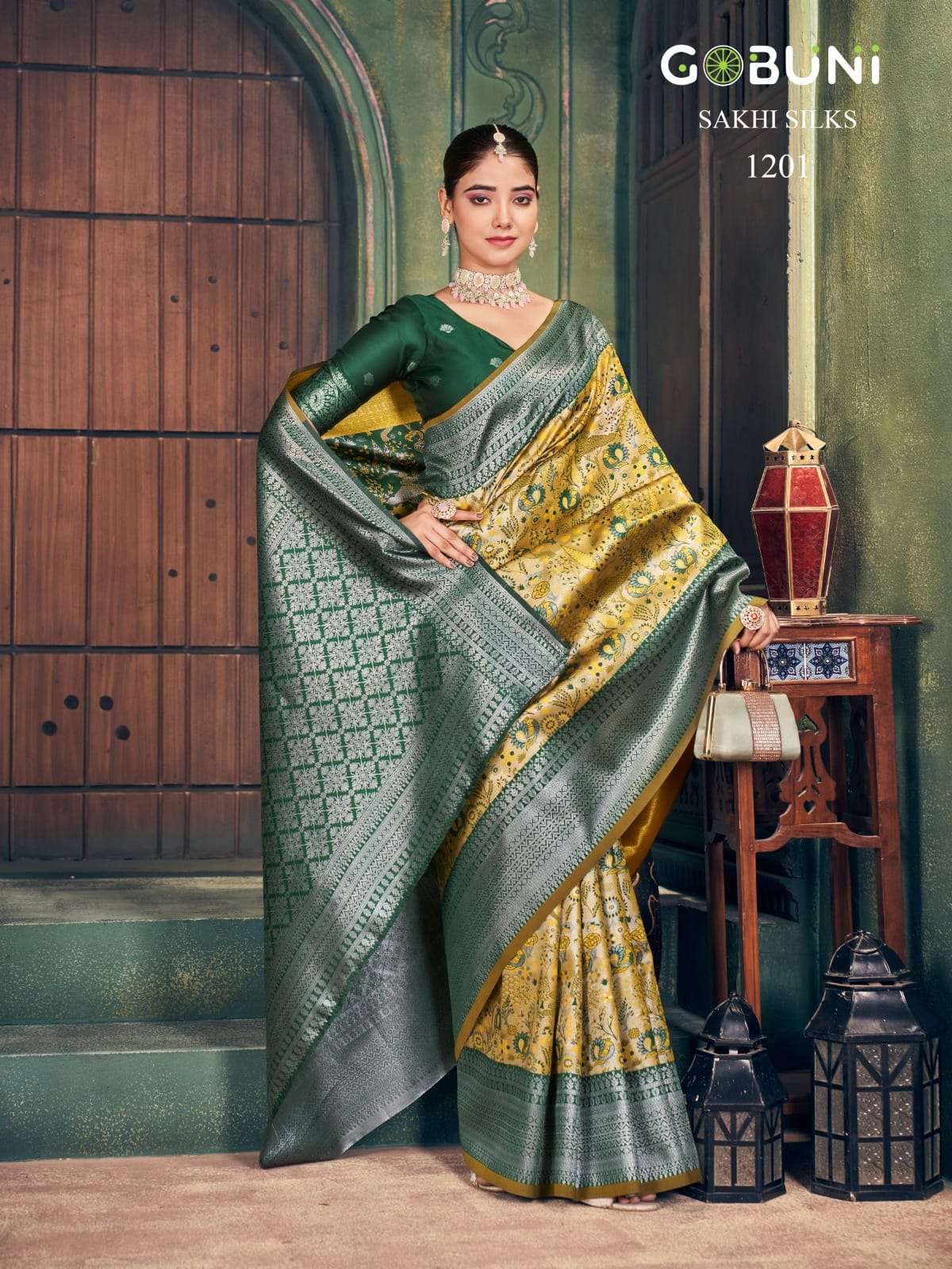 SAKHI SILK BY GOBUNI IN ZARI SILK SAREE 6.30 MTR WITH BLOUSE