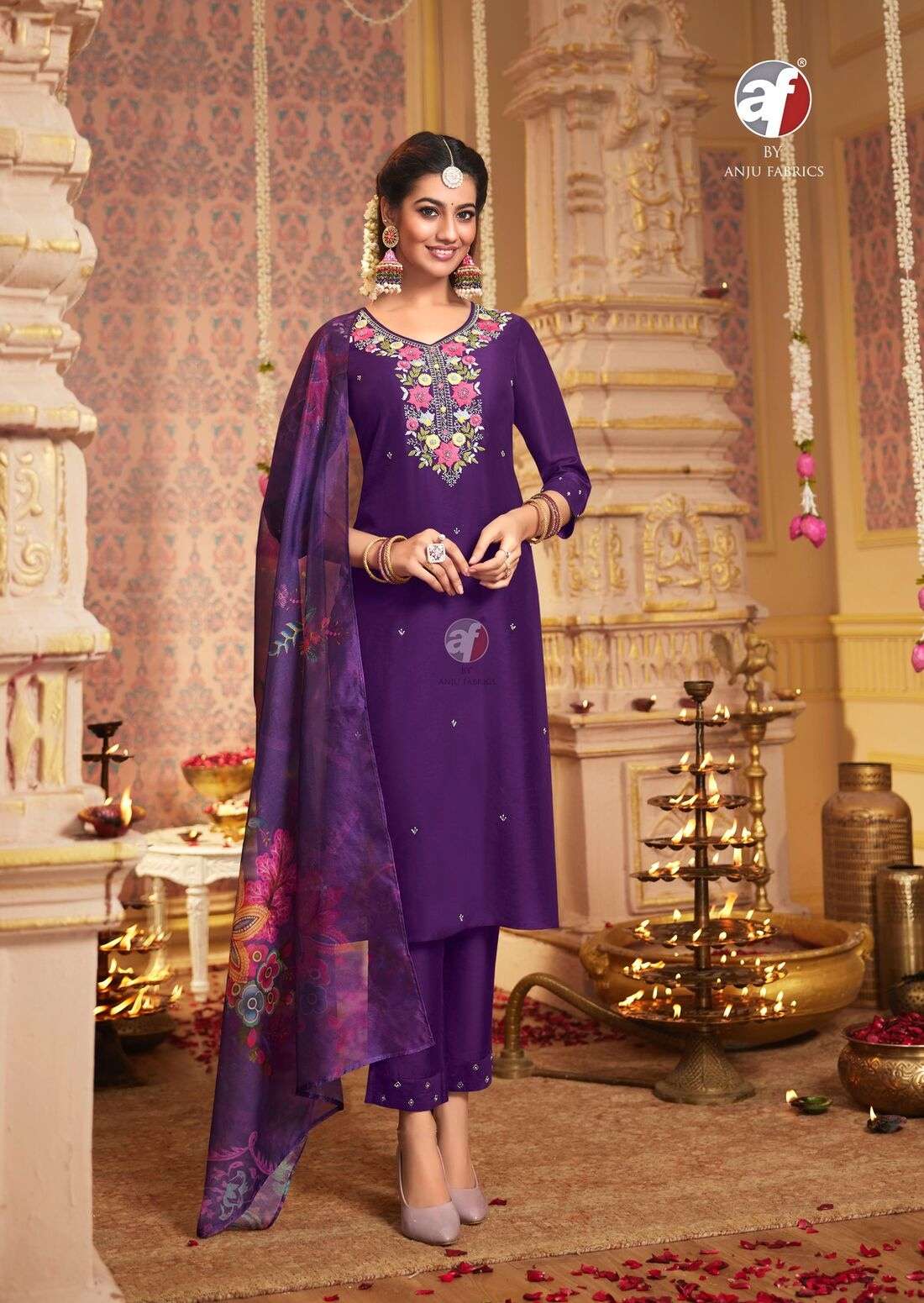 SANGEET VOL-6 BY ANJU FABRICS IN VISCOSE MODAL WITH PURE HANDWORK