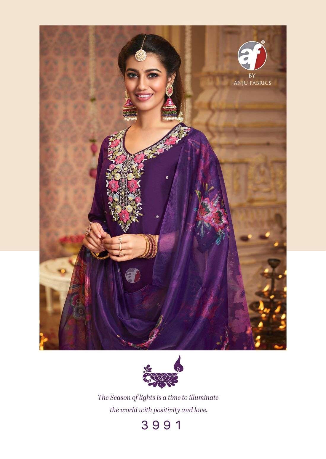 SANGEET VOL-6 BY ANJU FABRICS IN VISCOSE MODAL WITH PURE HANDWORK