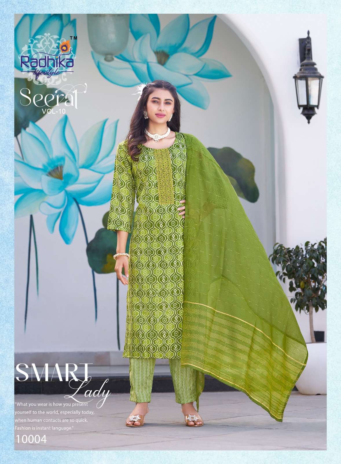 SEERAT VOL-10 BY RADHIKA LIFE STYLE IN REYON CAPSULE FOIL PRINT WITH EMBROIDERY WORK 