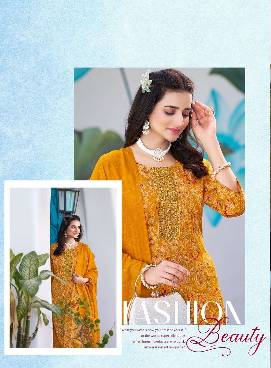 SEERAT VOL-10 BY RADHIKA LIFE STYLE IN REYON CAPSULE FOIL PRINT WITH EMBROIDERY WORK 
