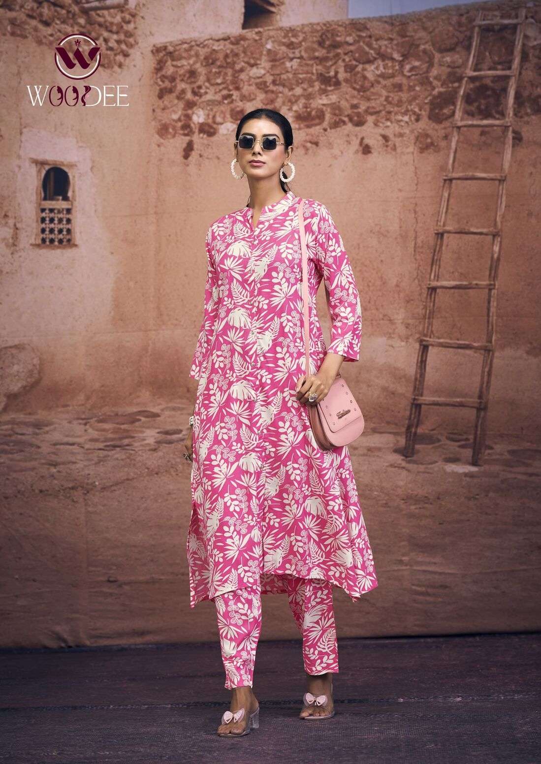 SHAKIRA BY WOODEE IN PREMIUM HEAVY RAYON PRINT WITH TWO SIDE POCKETS CO-ORD SET