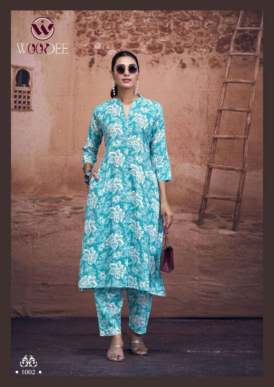 SHAKIRA BY WOODEE IN PREMIUM HEAVY RAYON PRINT WITH TWO SIDE POCKETS CO-ORD SET